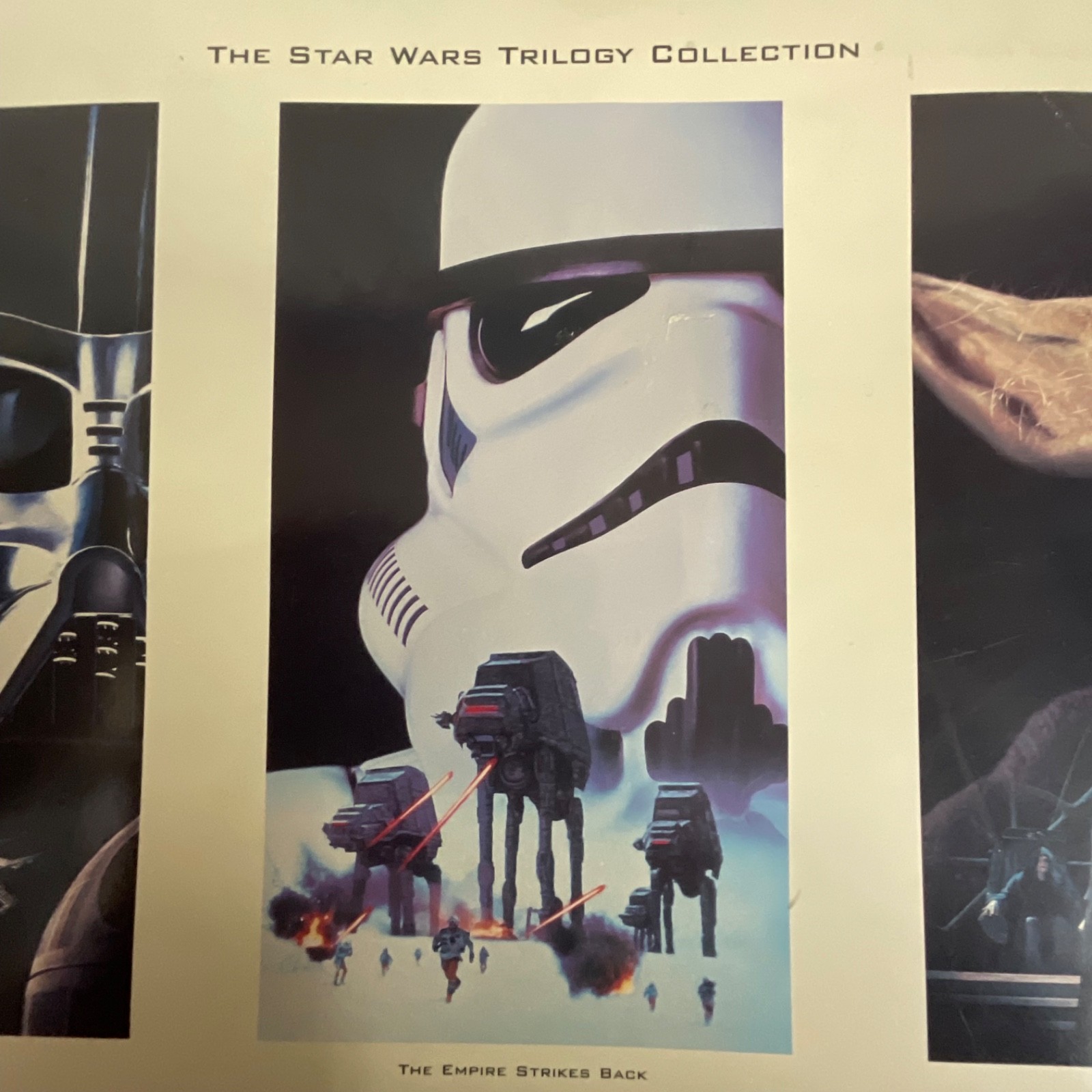 1995 Star Wars Trilogy Collection Lucasfilm Poster Vader Yoda 10.5 x 17.5 in - Image 8