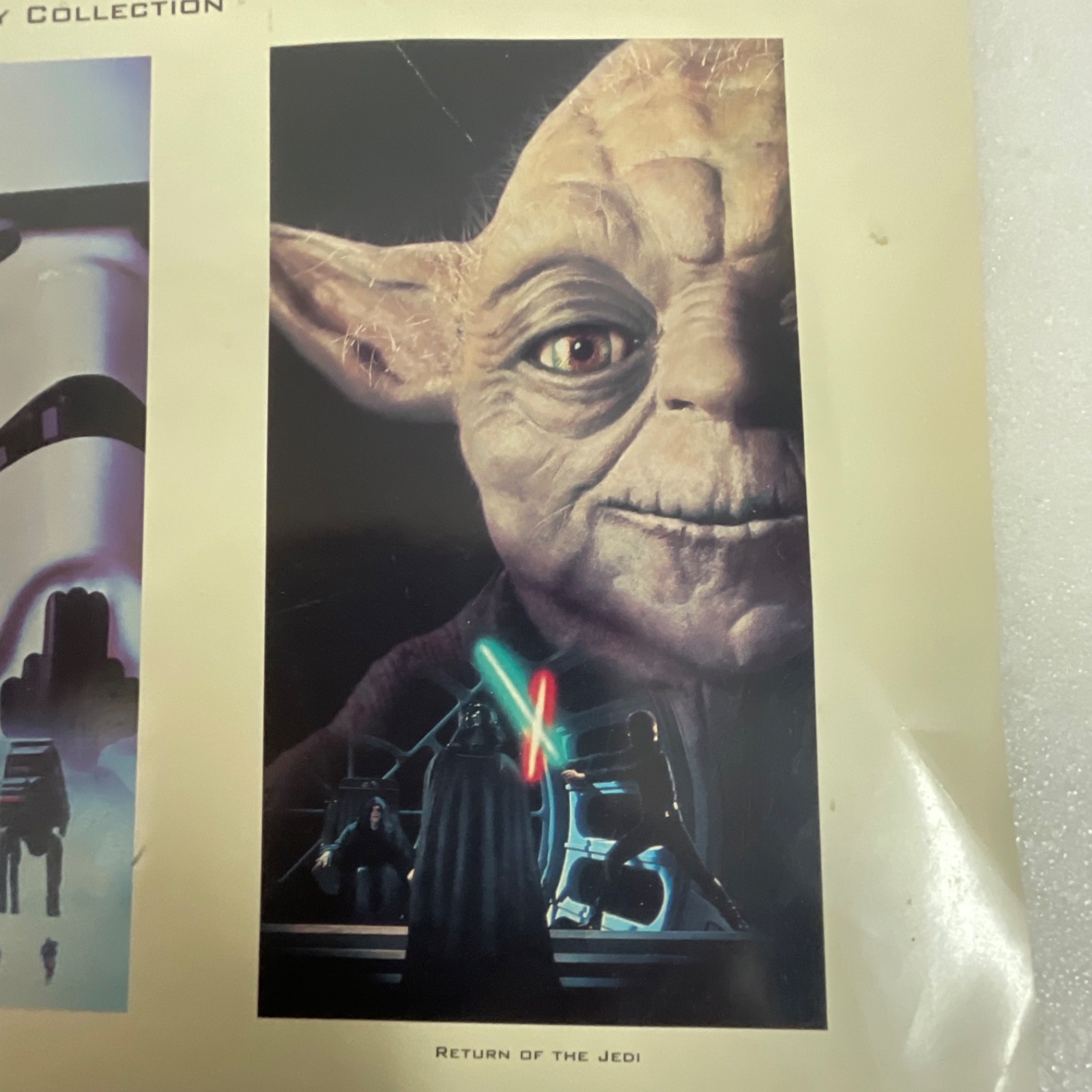1995 Star Wars Trilogy Collection Lucasfilm Poster Vader Yoda 10.5 x 17.5 in - Image 9
