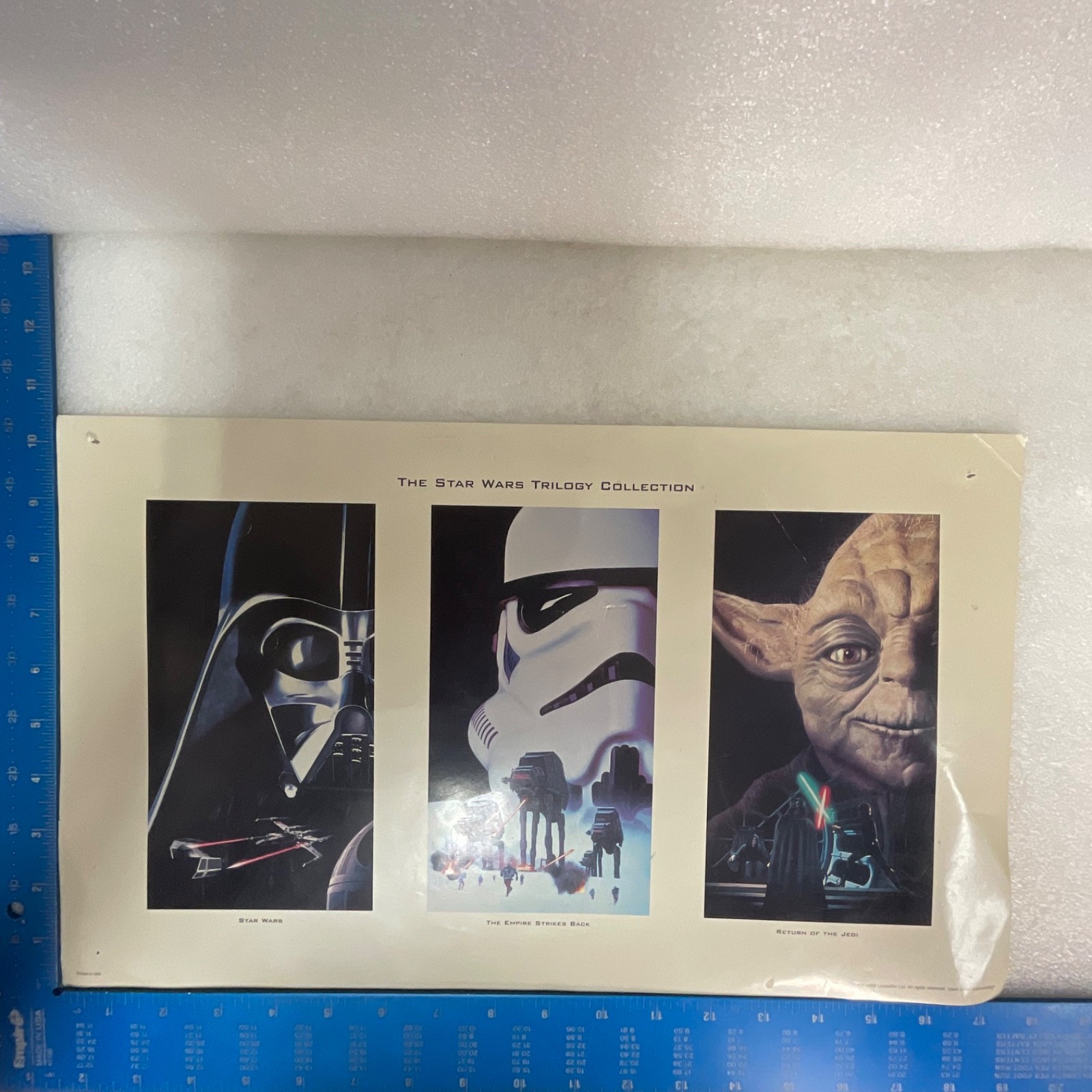 1995 Star Wars Trilogy Collection Lucasfilm Poster Vader Yoda 10.5 x 17.5 in - Image 14