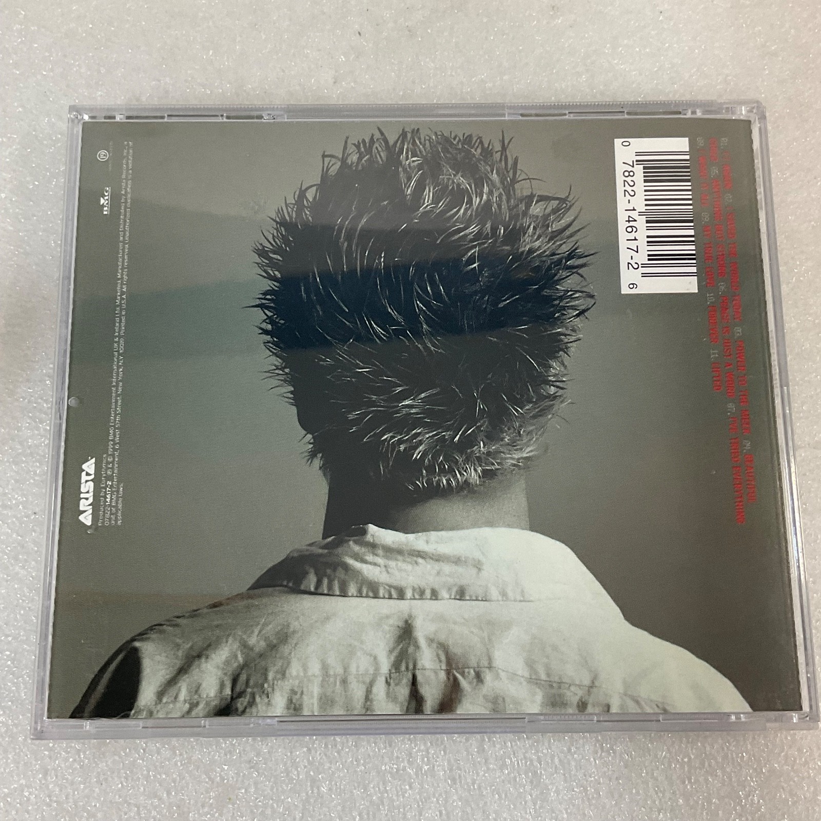 Eurythmics Peace CD 1999 Arista Electronic Pop Rock Album - Image 2