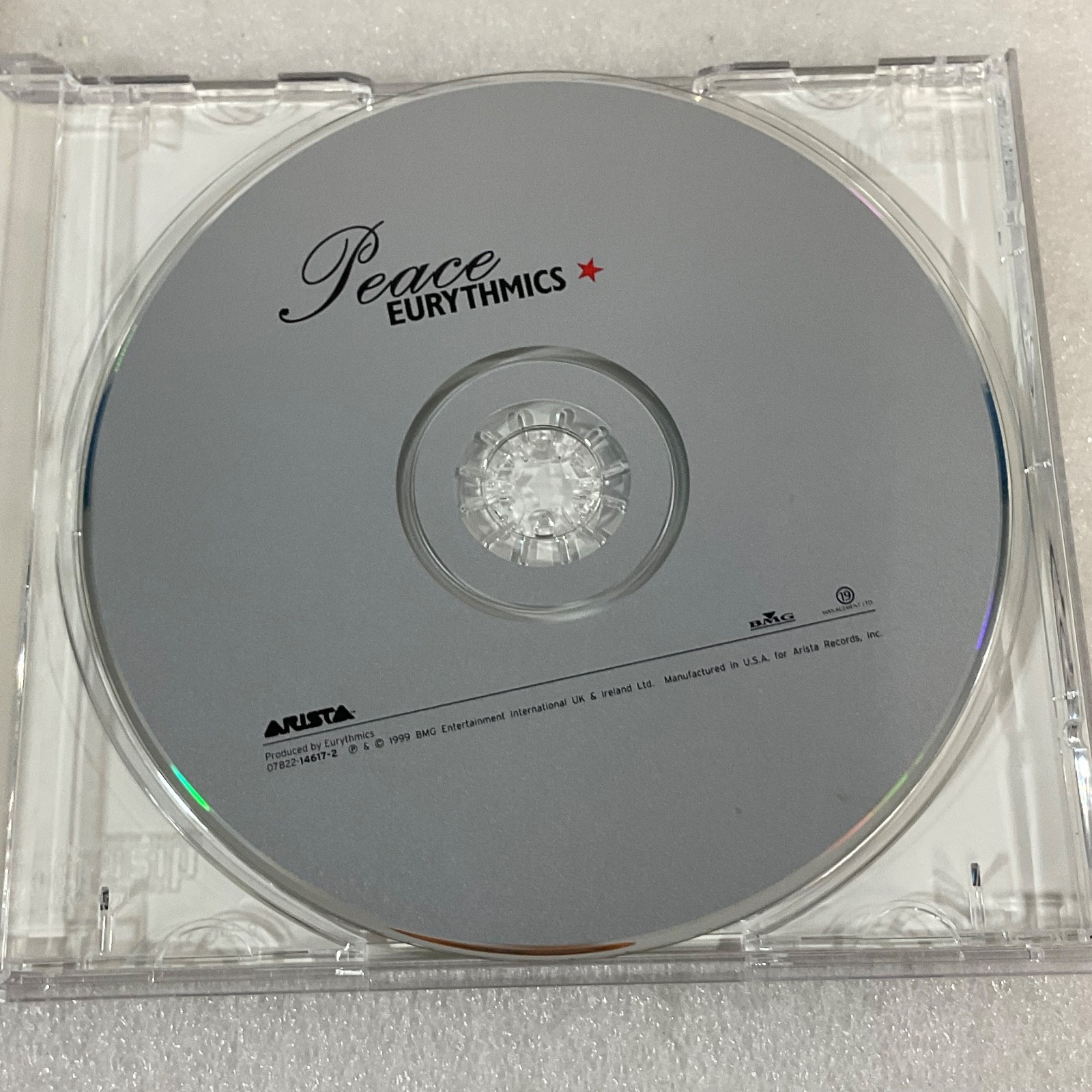 Eurythmics Peace CD 1999 Arista Electronic Pop Rock Album - Image 11