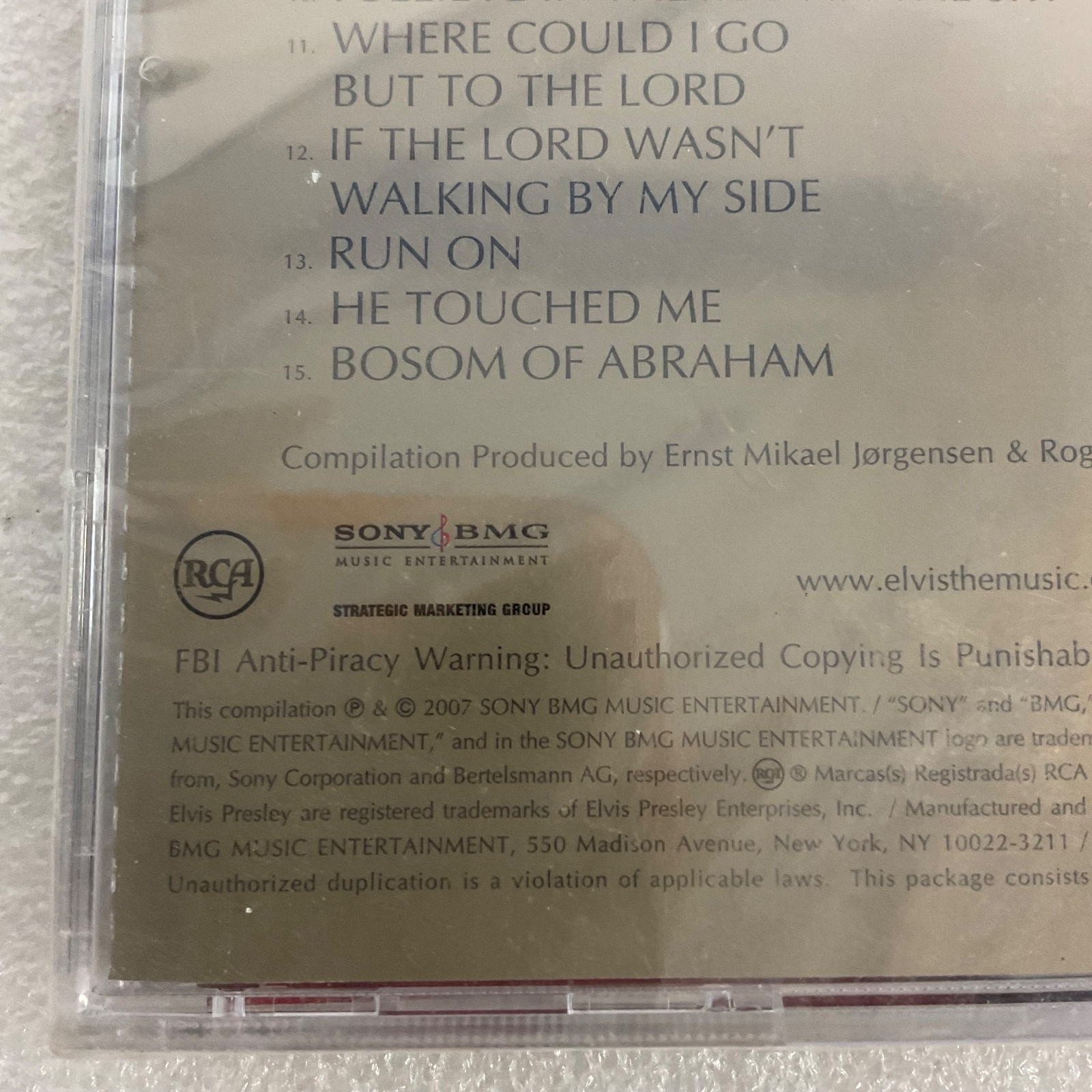 Elvis Ultimate Gospel CD 2007 Still Sealed 27 Tracks Inspirational Music - Image 5