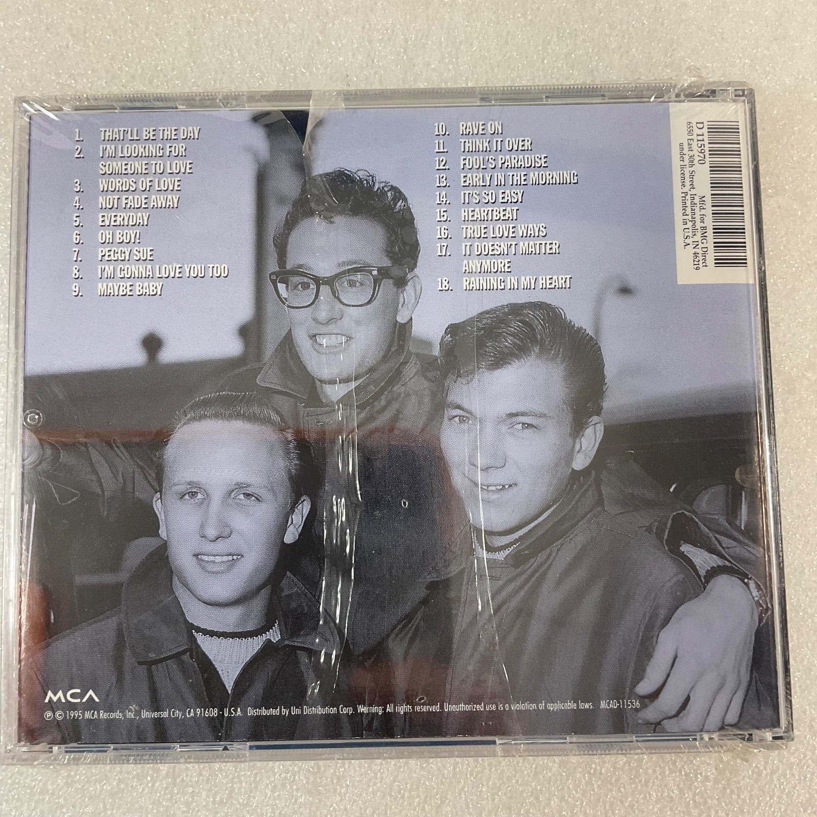 Buddy Holly Greatest Hits CD MCA Factory Sealed - Image 2