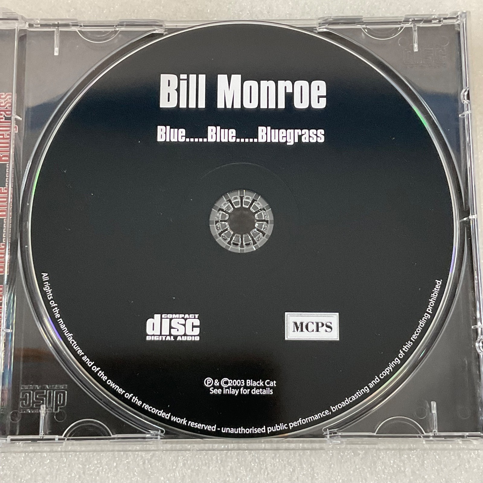 Bill Monroe Blue…Blue…Bluegrass CD Black Cat BCCD 0074 2003 - Image 8