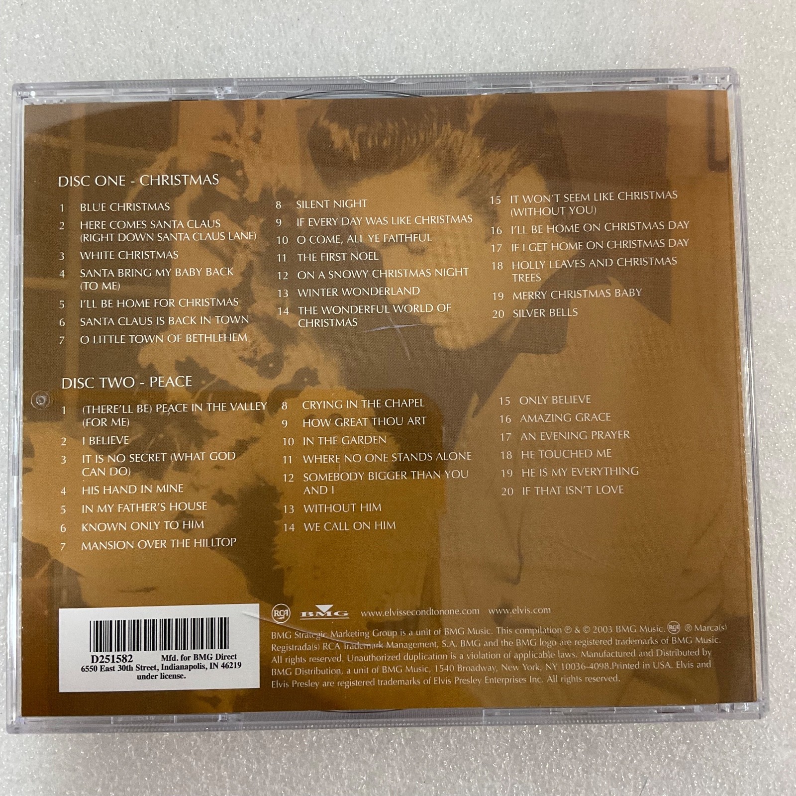 Elvis Christmas Peace 2 CD Set Holiday Collection - Image 2