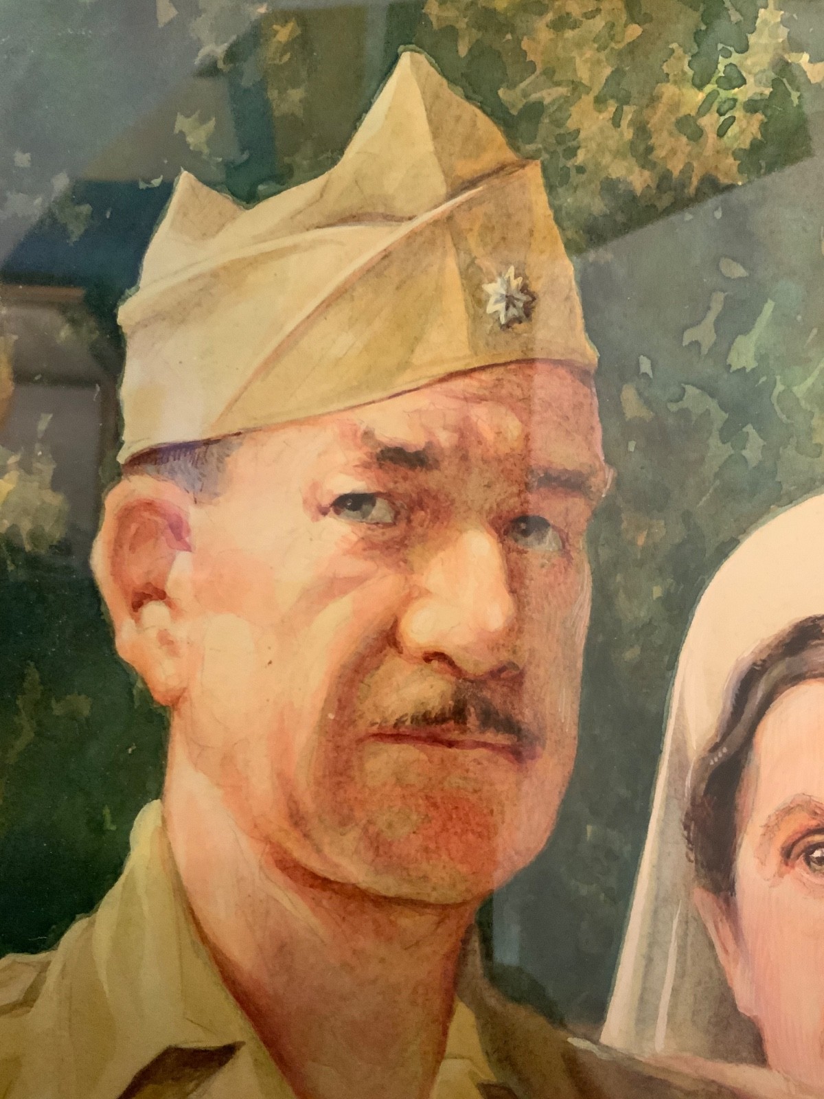 Jo Kotula Signed WWII Military Nurse Portrait Manila Dec 1941 Original Art - Image 6