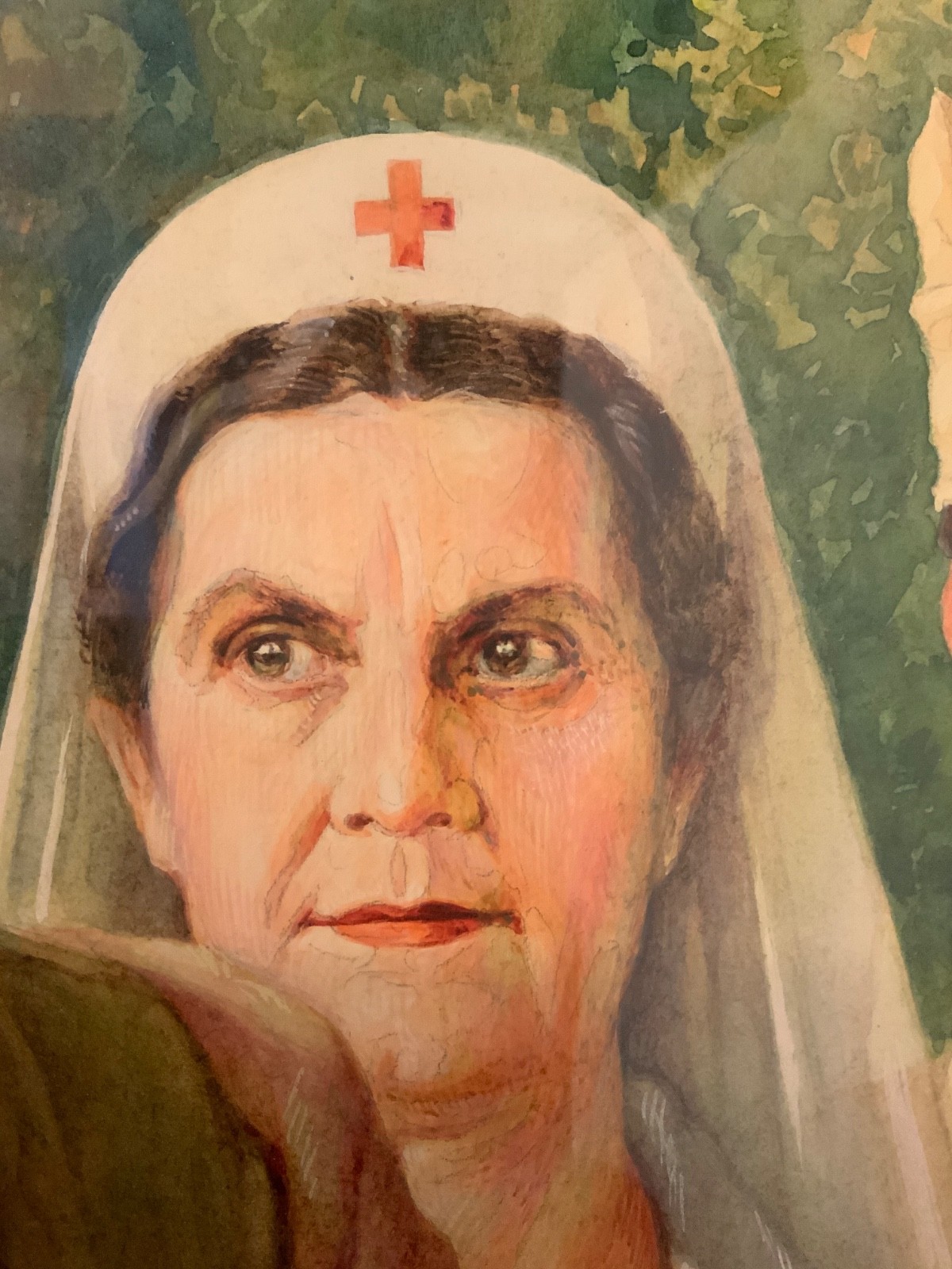 Jo Kotula Signed WWII Military Nurse Portrait Manila Dec 1941 Original Art - Image 7