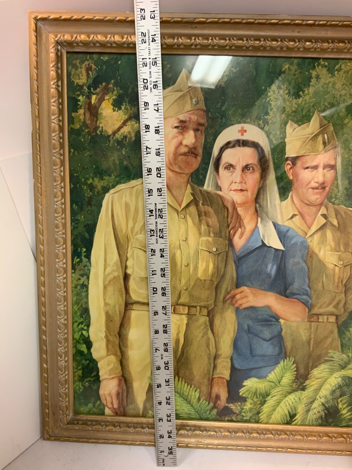 Jo Kotula Signed WWII Military Nurse Portrait Manila Dec 1941 Original Art - Image 12
