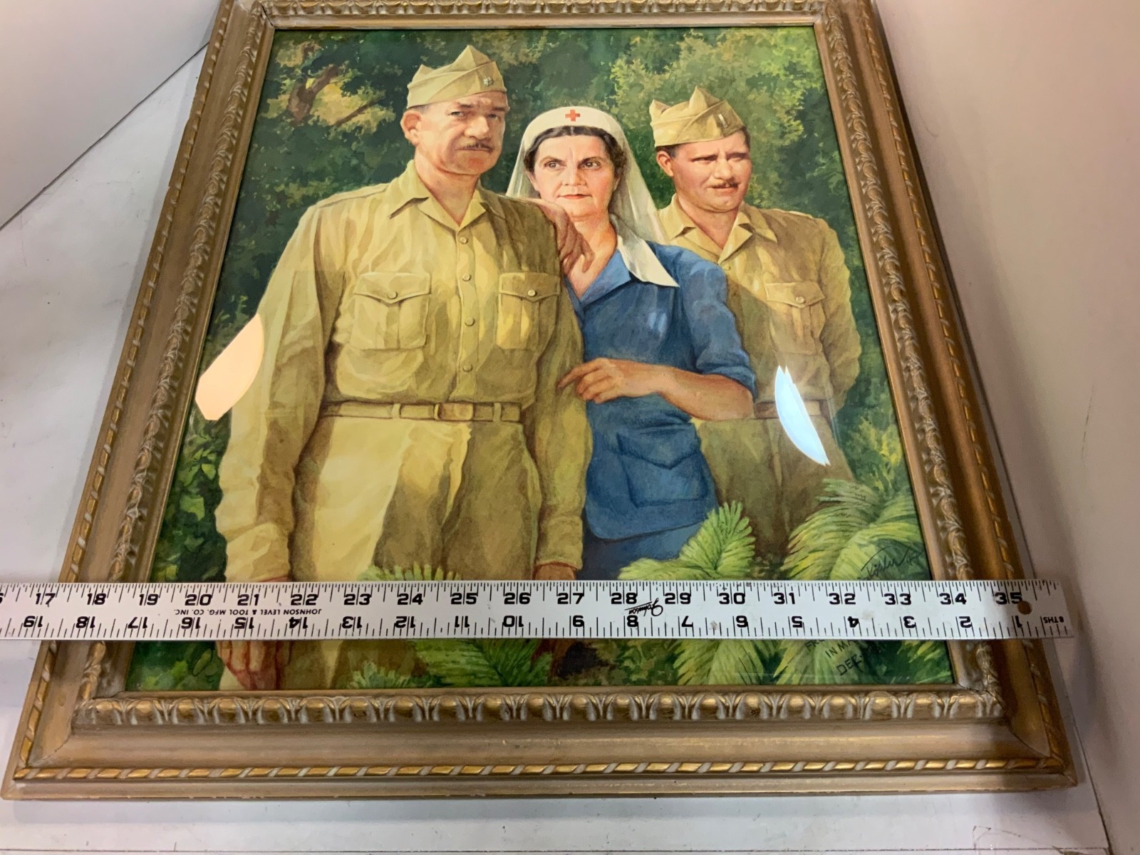 Jo Kotula Signed WWII Military Nurse Portrait Manila Dec 1941 Original Art - Image 11