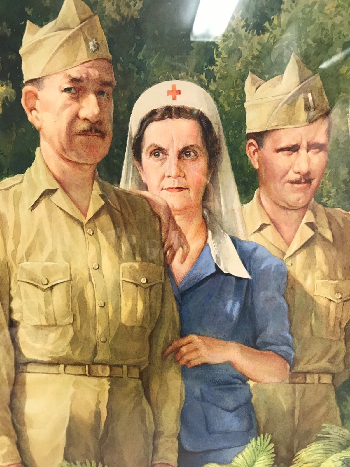 Jo Kotula Signed WWII Military Nurse Portrait Manila Dec 1941 Original Art - Image 15