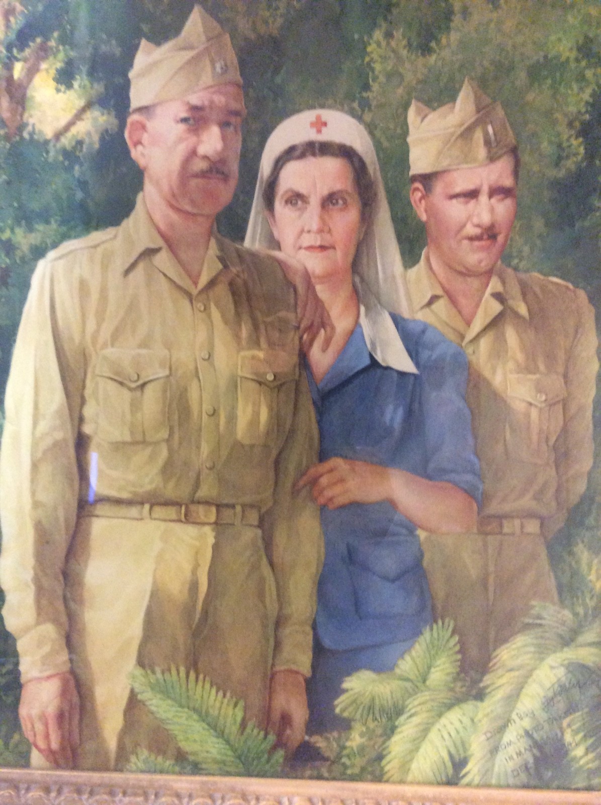 Jo Kotula Signed WWII Military Nurse Portrait Manila Dec 1941 Original Art - Image 14