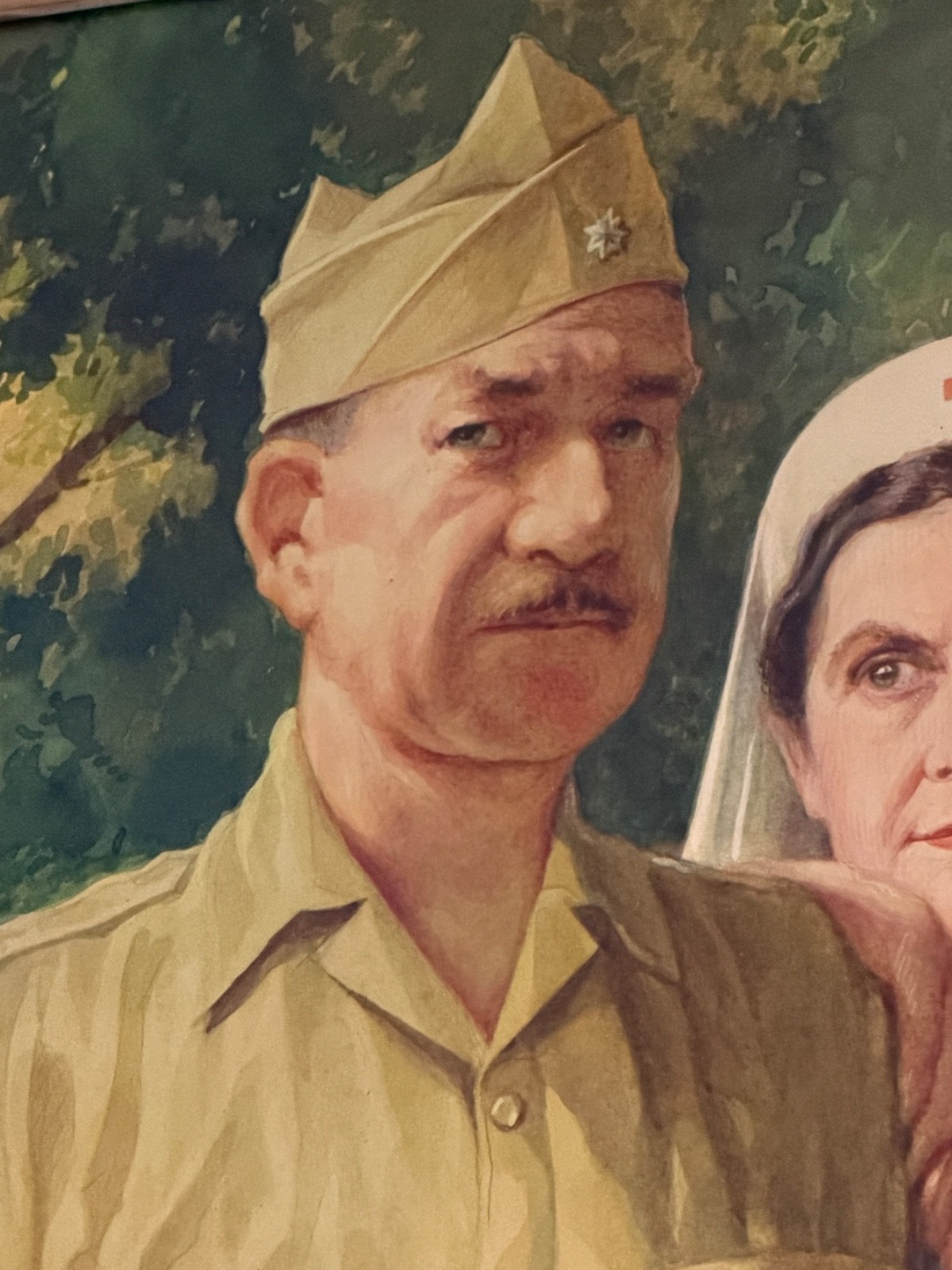 Jo Kotula Signed WWII Military Nurse Portrait Manila Dec 1941 Original Art - Image 19