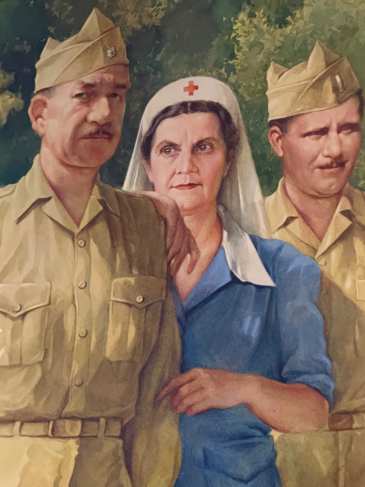Jo Kotula Signed WWII Military Nurse Portrait Manila Dec 1941 Original Art - Image 22