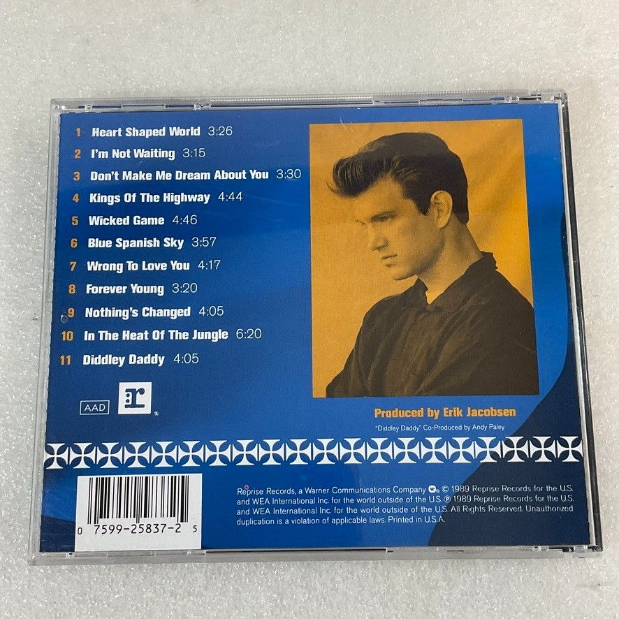 Chris Isaak Heart Shaped World CD 1989 Reprise Wicked Game - Image 2