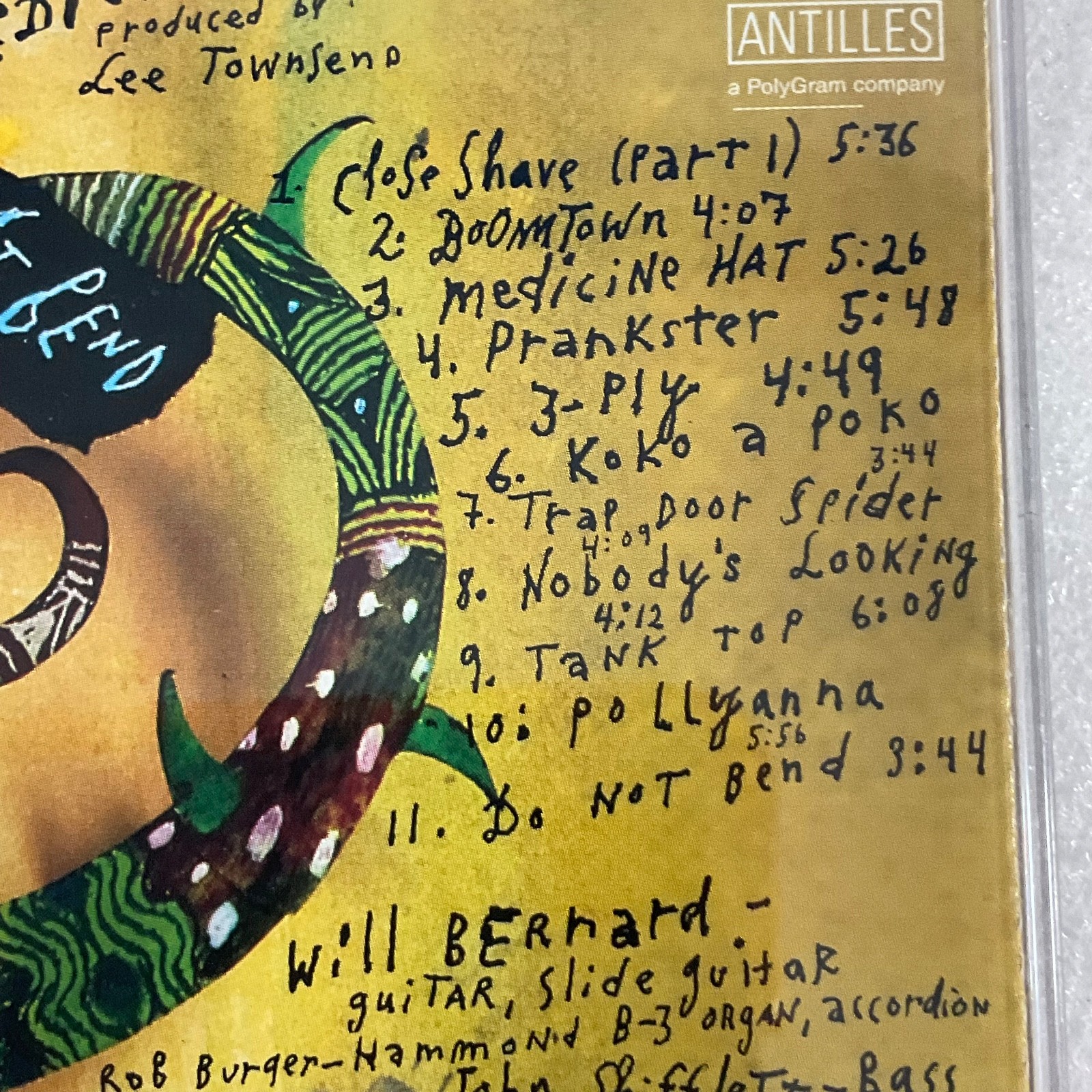 Will Bernard 4-Tet Medicine Hat CD Antilles Jazz Fusion Digipak - Image 11