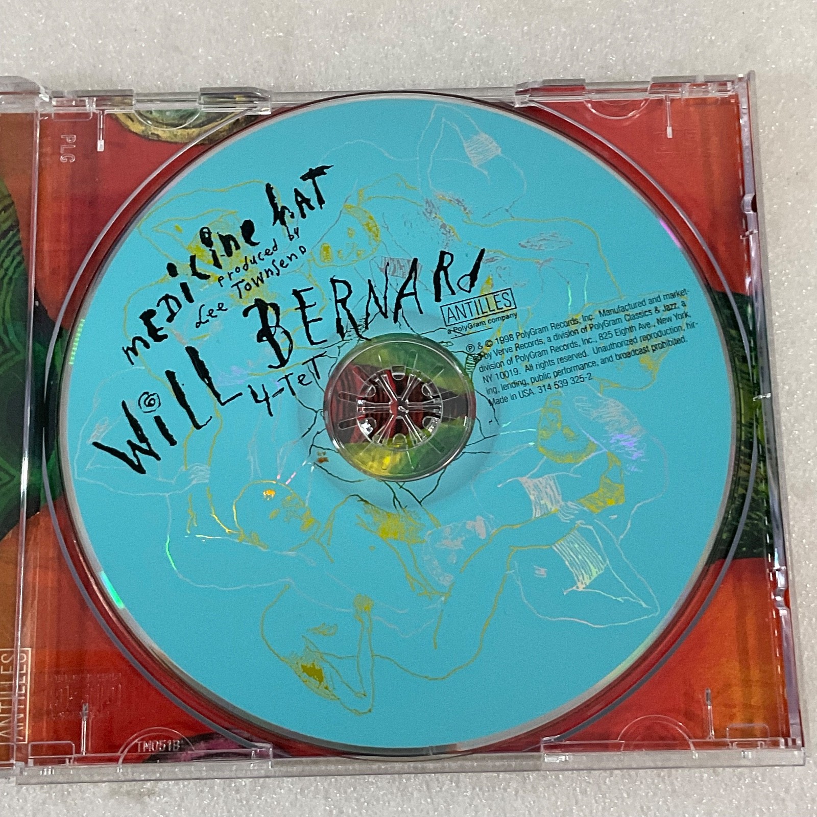 Will Bernard 4-Tet Medicine Hat CD Antilles Jazz Fusion Digipak - Image 14