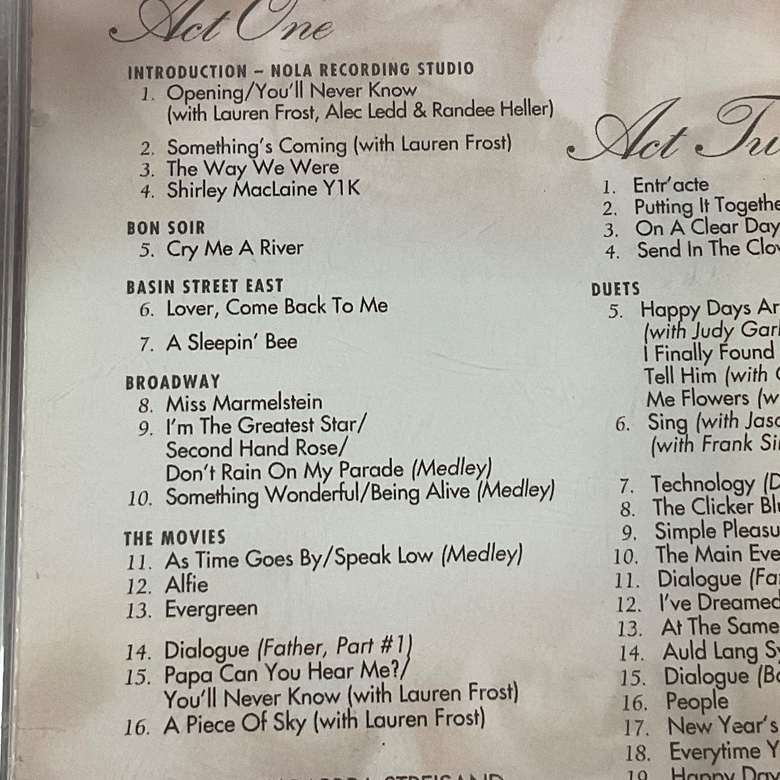 Barbra Streisand Timeless Live in Concert 2CD Columbia 2000 - Image 13