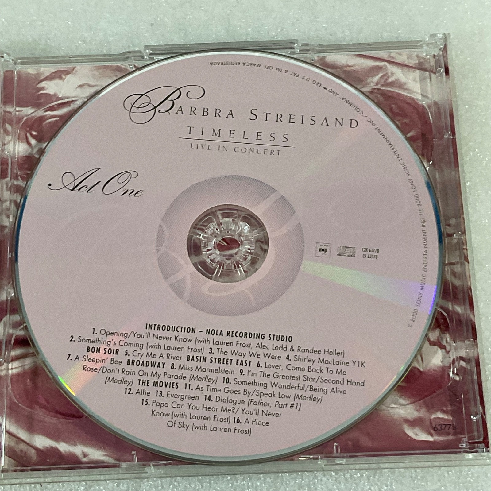 Barbra Streisand Timeless Live in Concert 2CD Columbia 2000 - Image 16