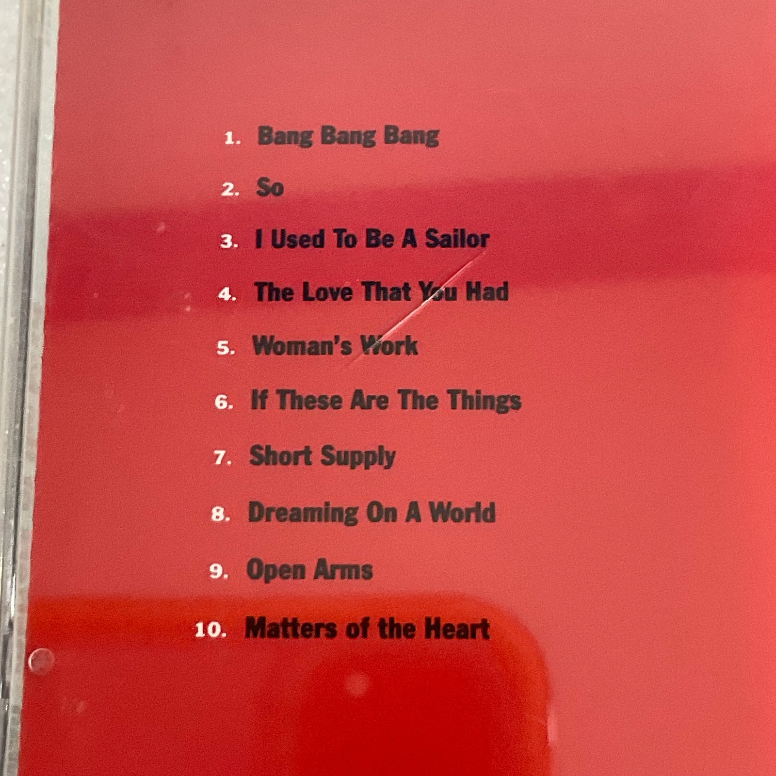 Tracy Chapman Matters of the Heart 1992 Red Album CD Elektra Folk Rock - Image 10