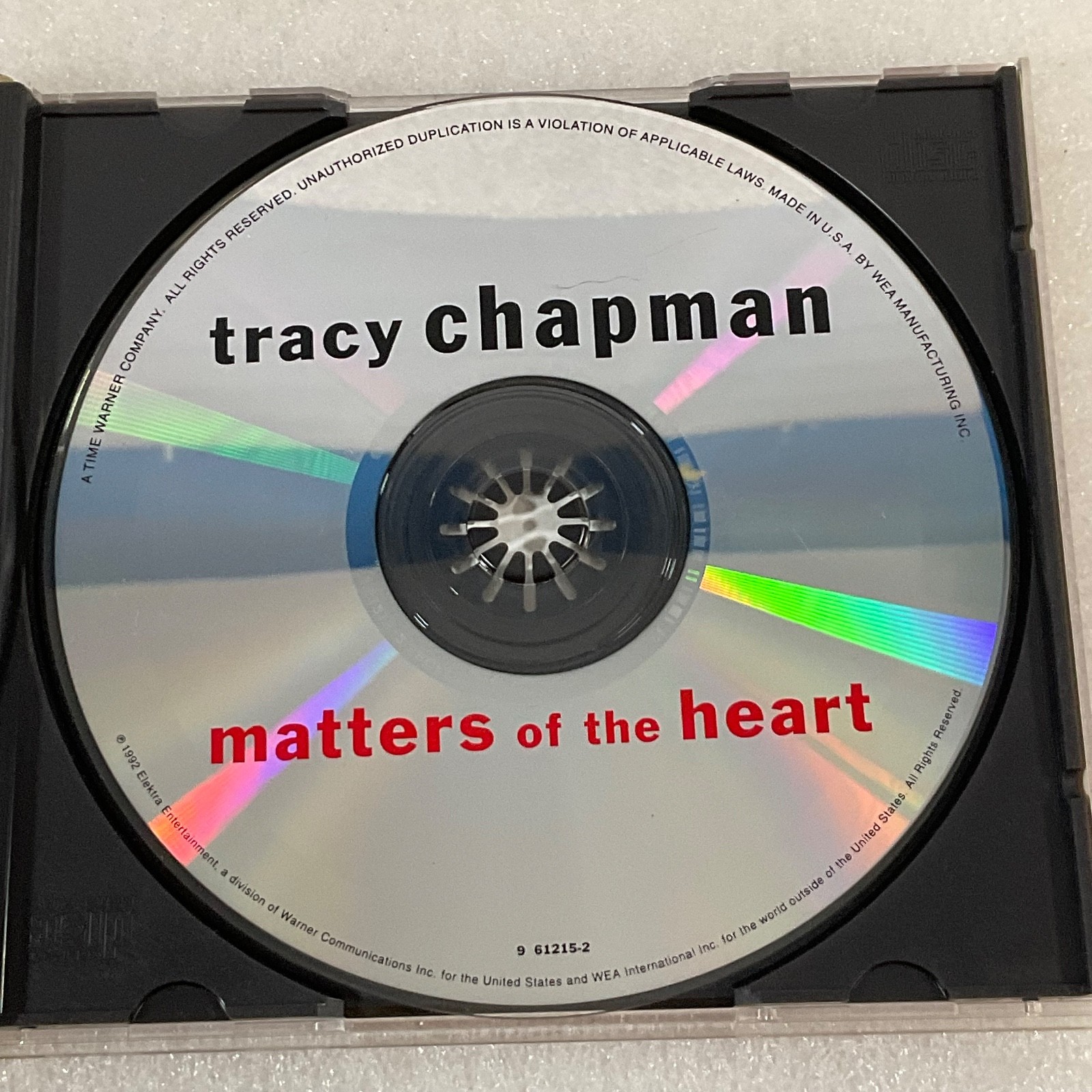 Tracy Chapman Matters of the Heart 1992 Red Album CD Elektra Folk Rock - Image 12