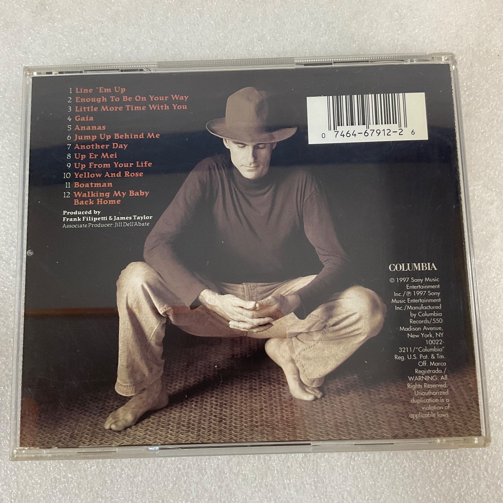 James Taylor Hourglass CD 1997 Columbia Grammy Winner Folk Pop - Image 2