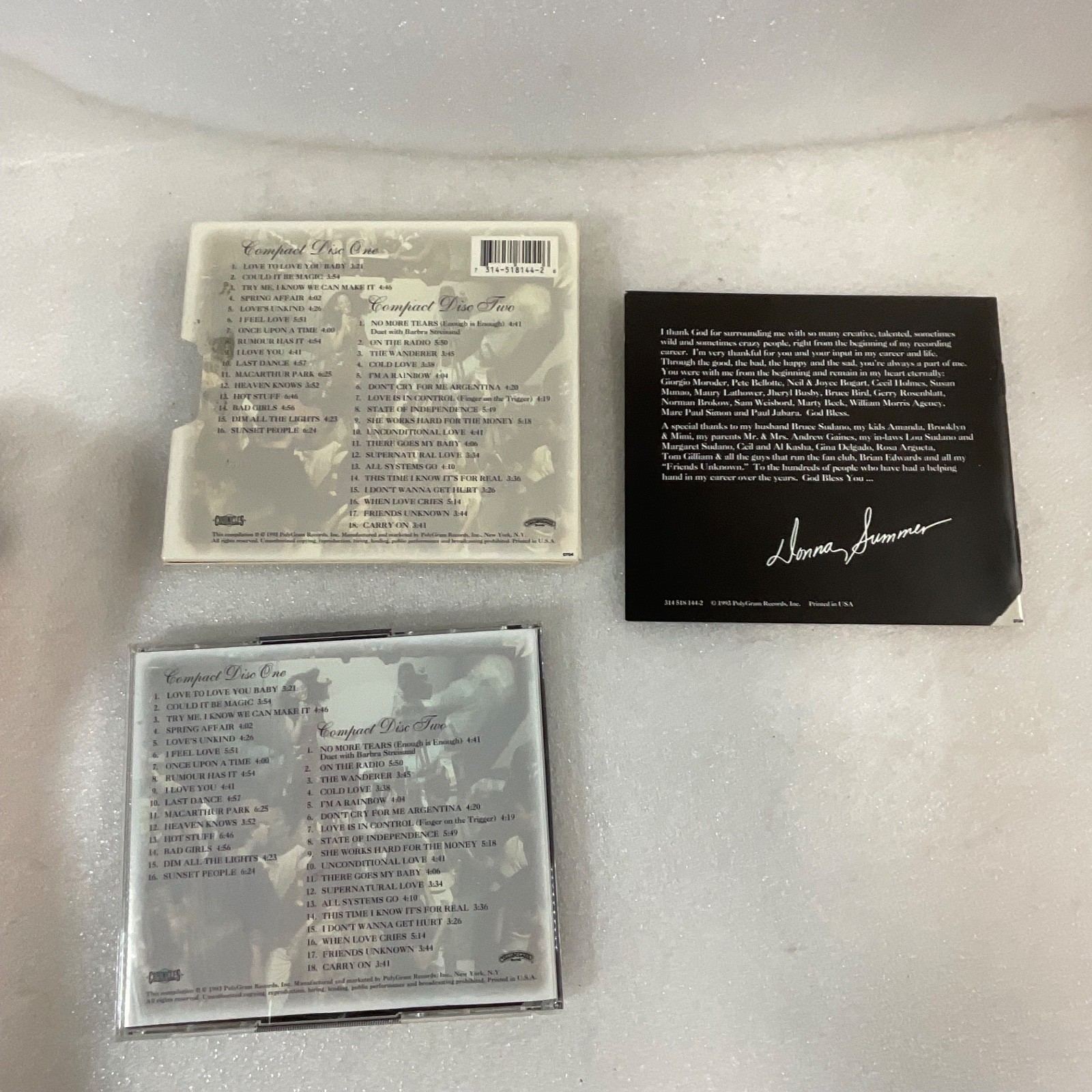 Donna Summer The Anthology 2 CD Set Chronicles PolyGram 1993 - Image 8