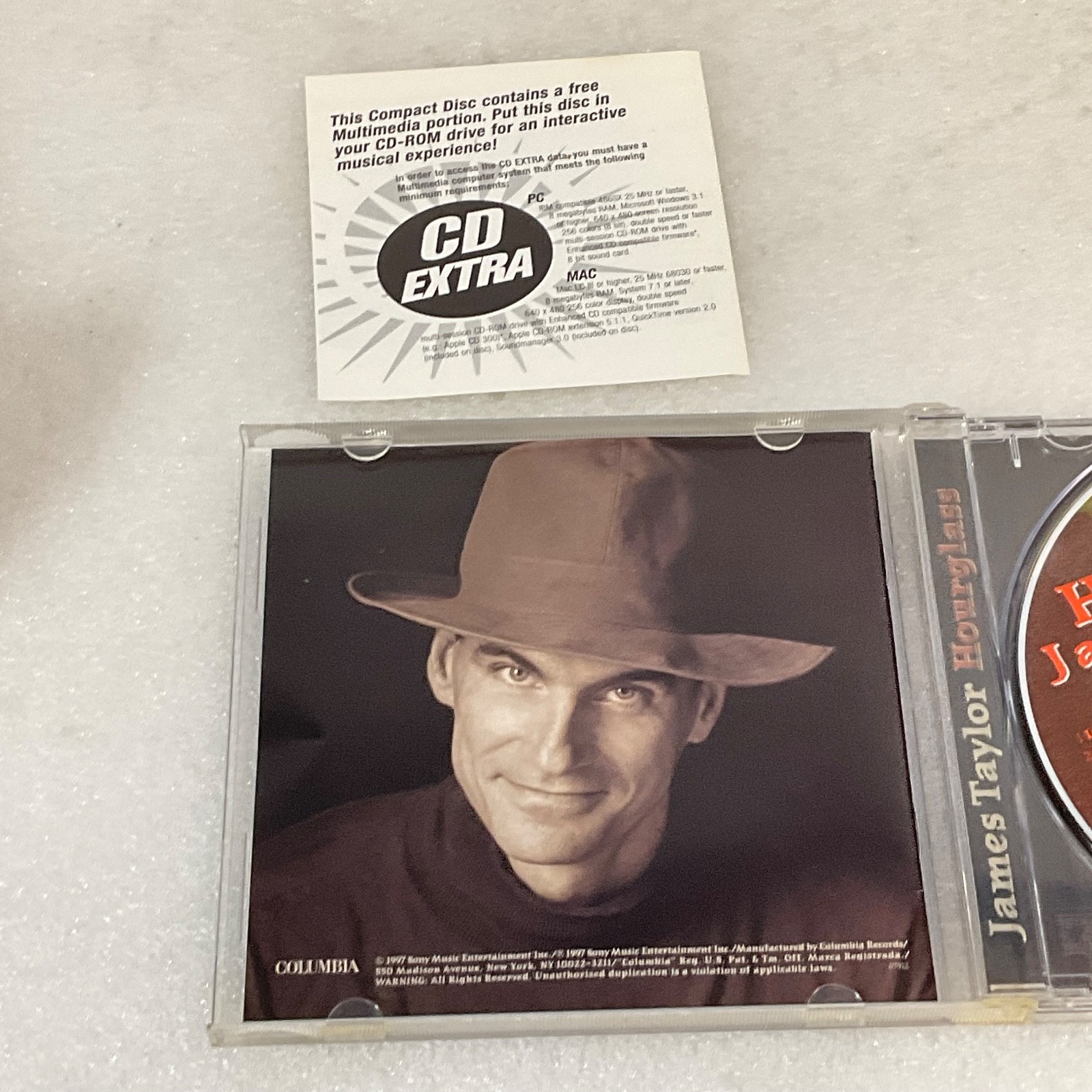 James Taylor Hourglass CD 1997 Columbia Grammy Winner Folk Pop - Image 14