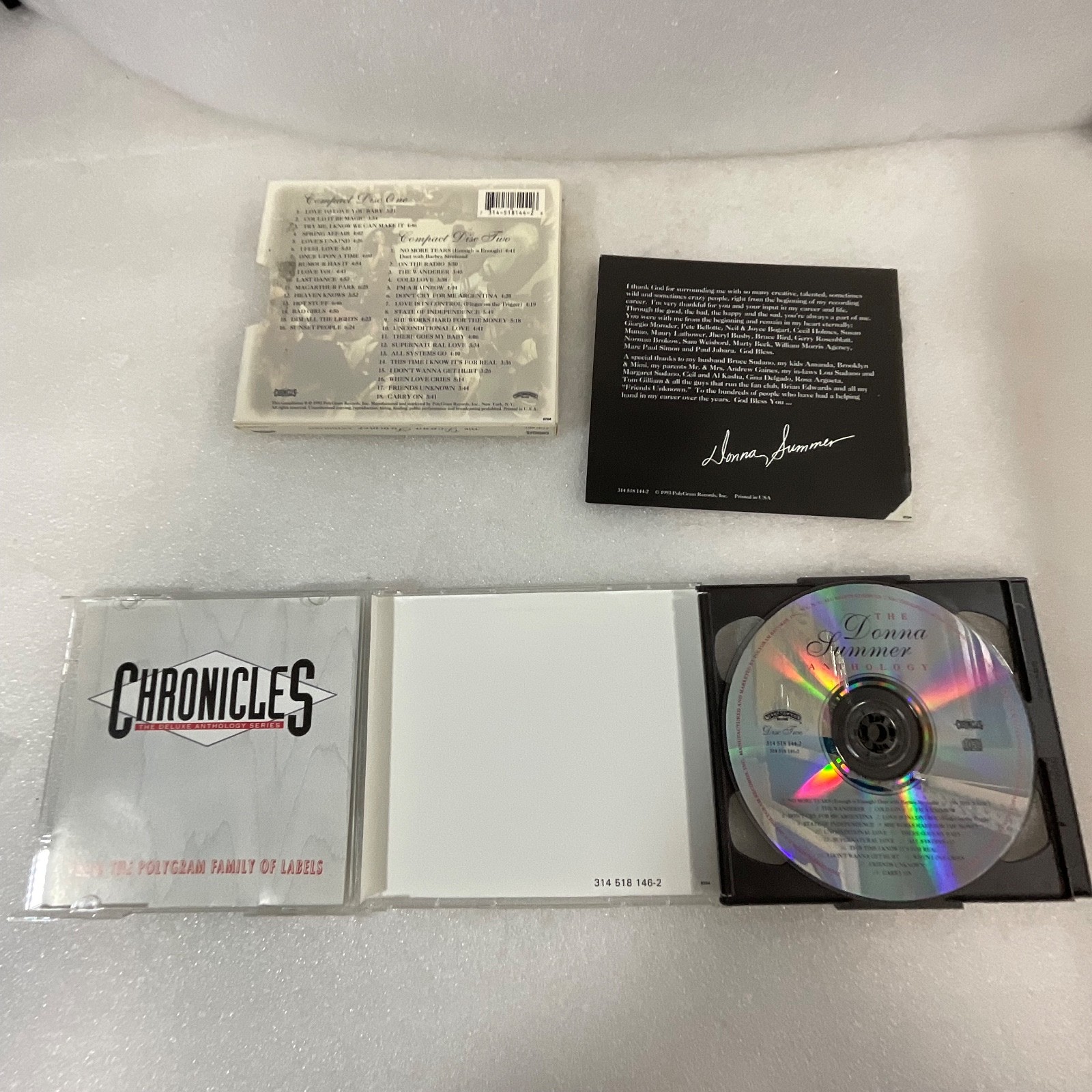Donna Summer The Anthology 2 CD Set Chronicles PolyGram 1993 - Image 16