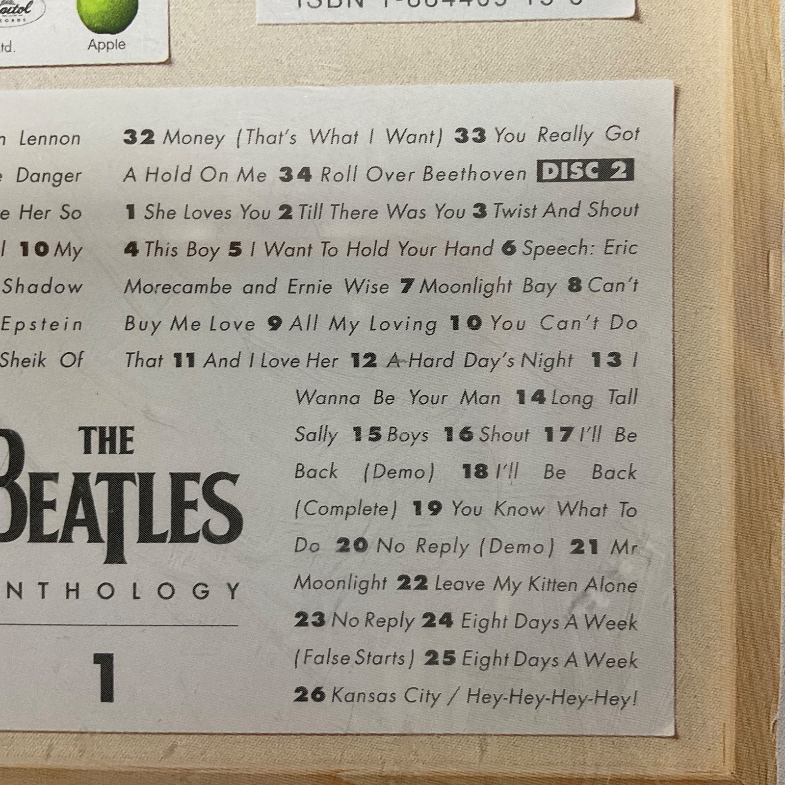 The Beatles Anthology 1 2CD Set 1995 Apple Capitol Rock Pop - Image 12
