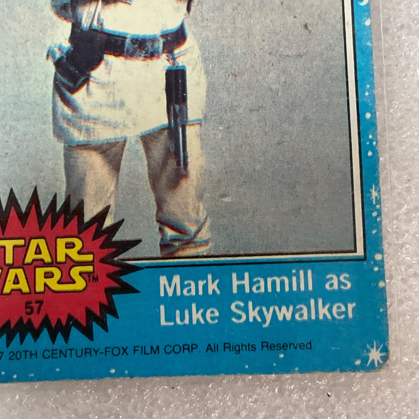1977 Topps Star Wars Mark Hamill as Luke Skywalker #57 Vintage Trading Card - Image 6