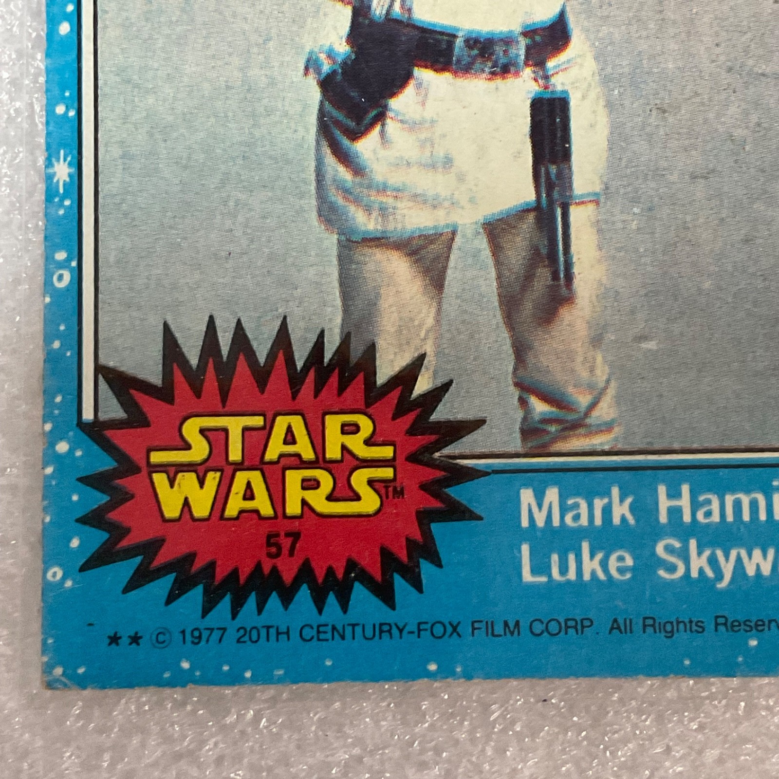 1977 Topps Star Wars Mark Hamill as Luke Skywalker #57 Vintage Trading Card - Image 8