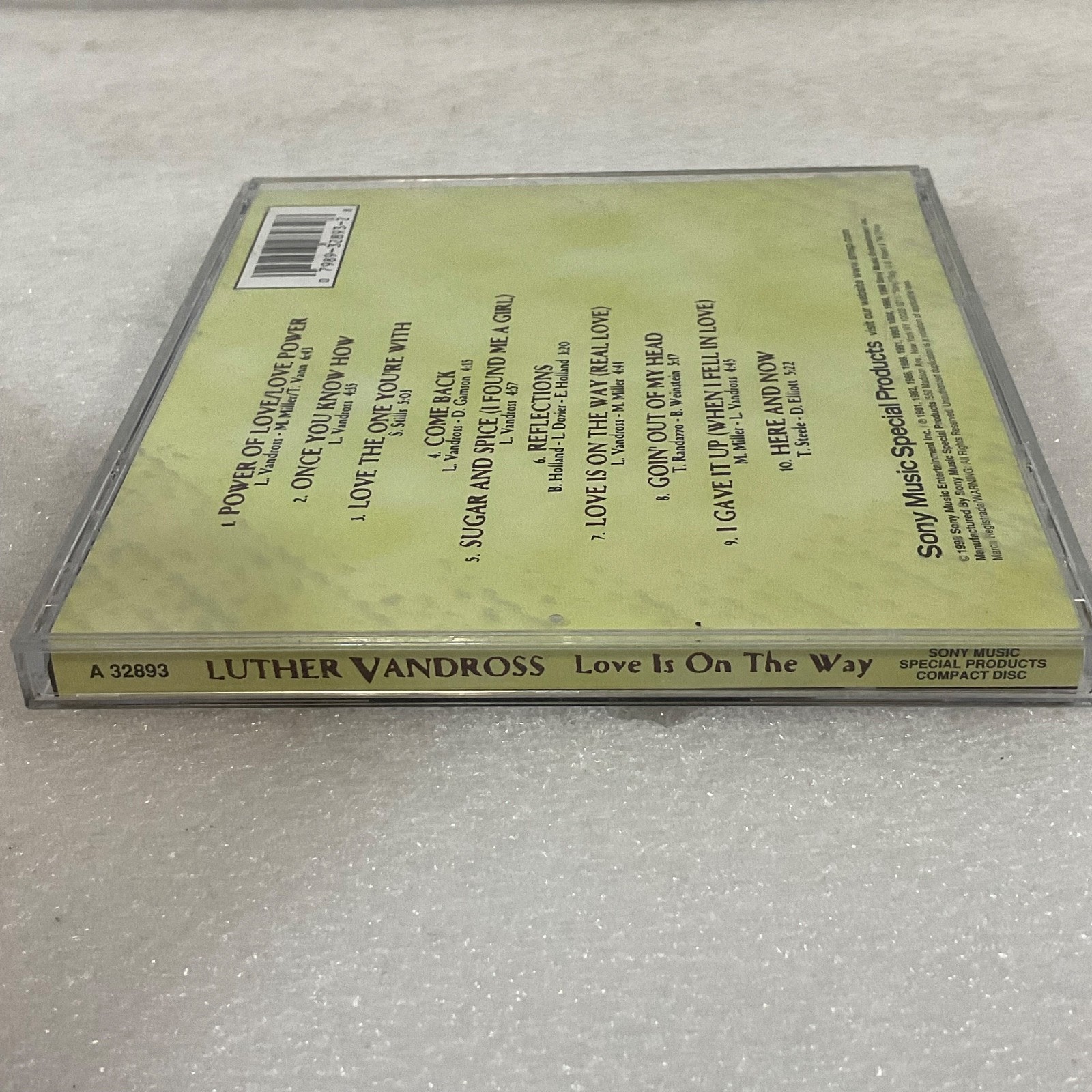 Luther Vandross Love Is On The Way CD Sony Music Special Products A32893 - Image 8
