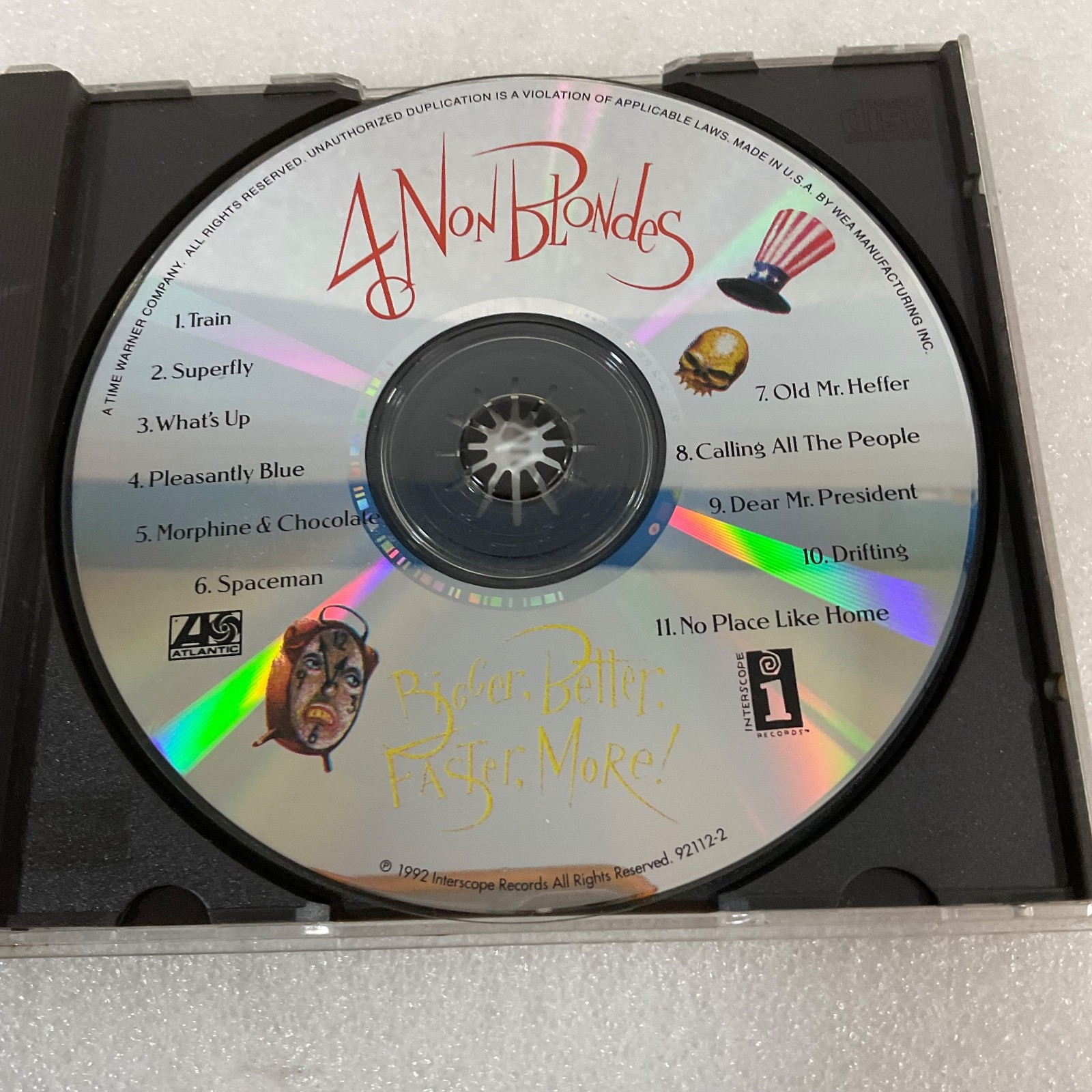 4 Non Blondes Bigger Better Faster More CD 1992 Interscope Alternative Rock - Image 10