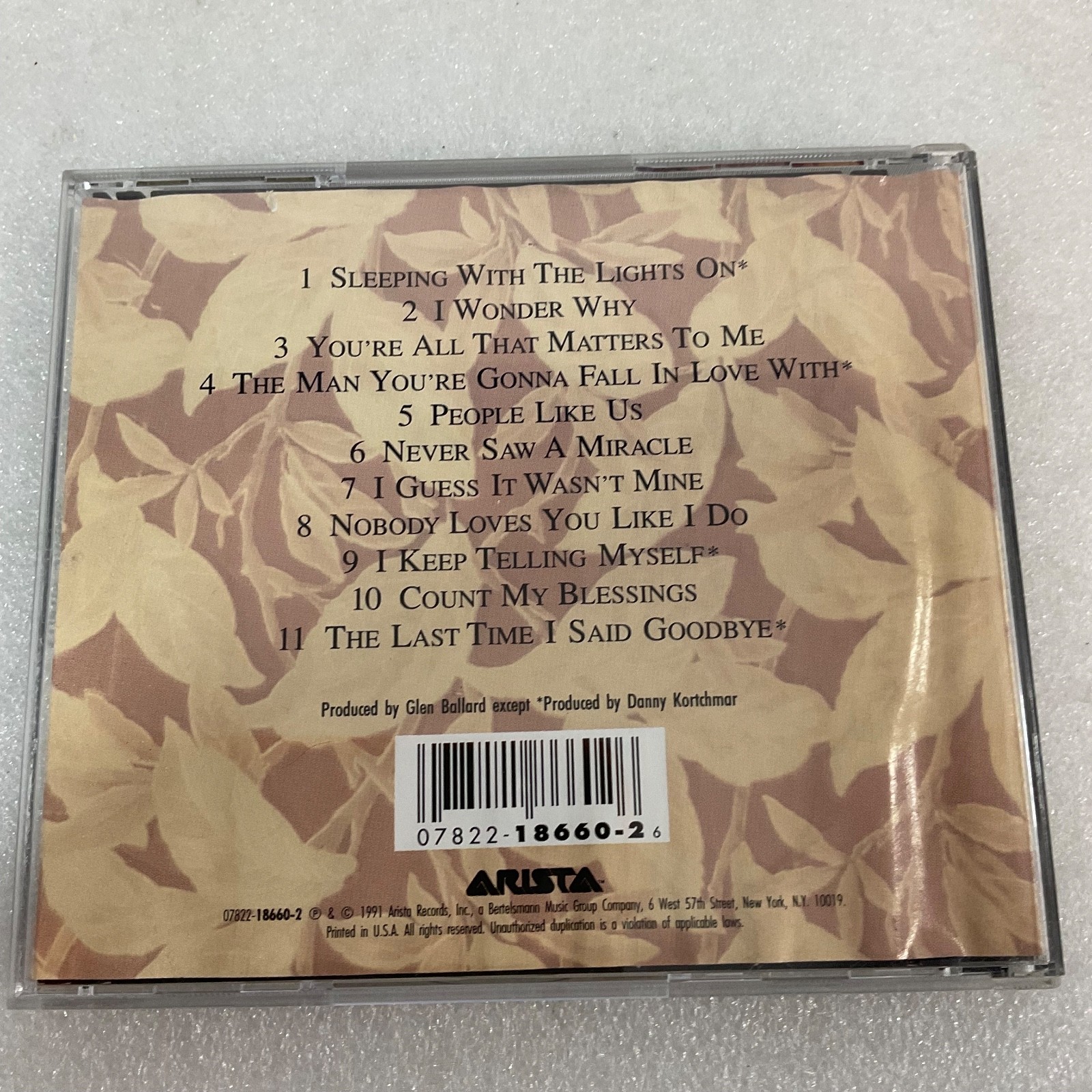 Curtis Stigers Self-Titled CD 1991 Arista Jazz Pop Rock - Image 2