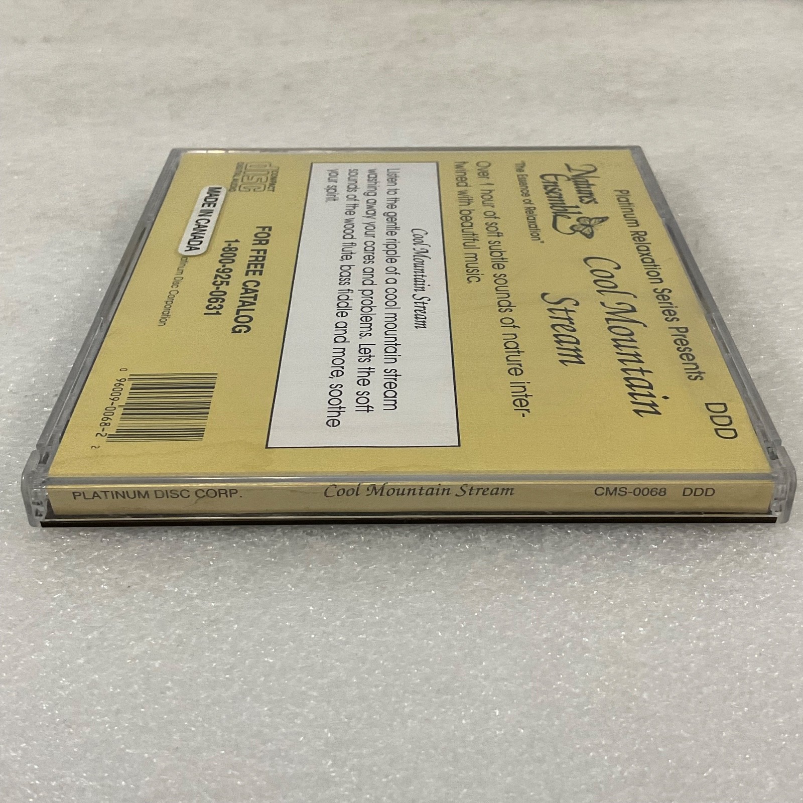 Cool Mountain Stream Relaxation Music CD Nature Sounds Platinum Disc Corp - Image 3