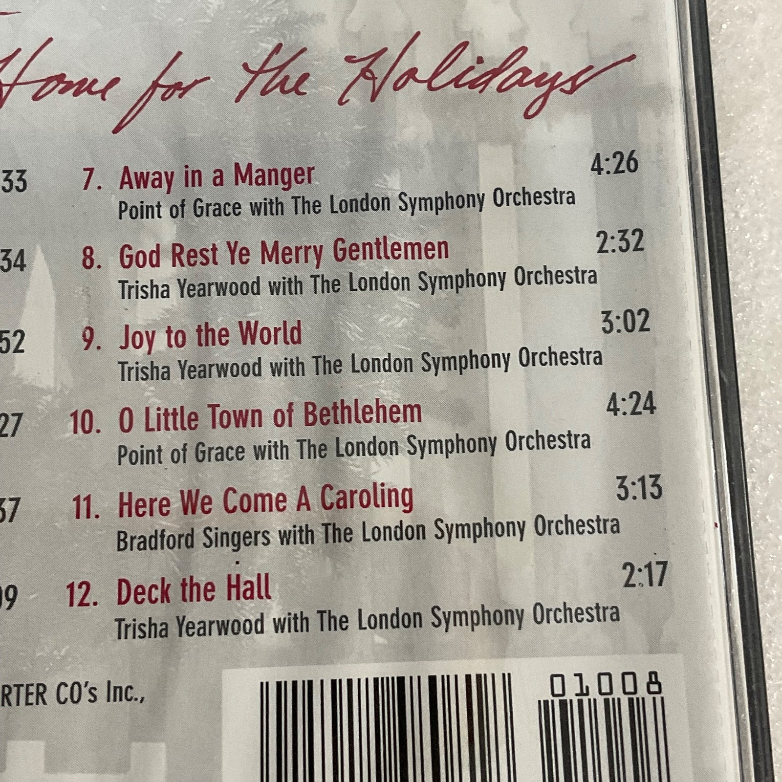 Trisha Yearwood Home for the Holidays CD 1997 Hallmark Christmas Album - Image 12