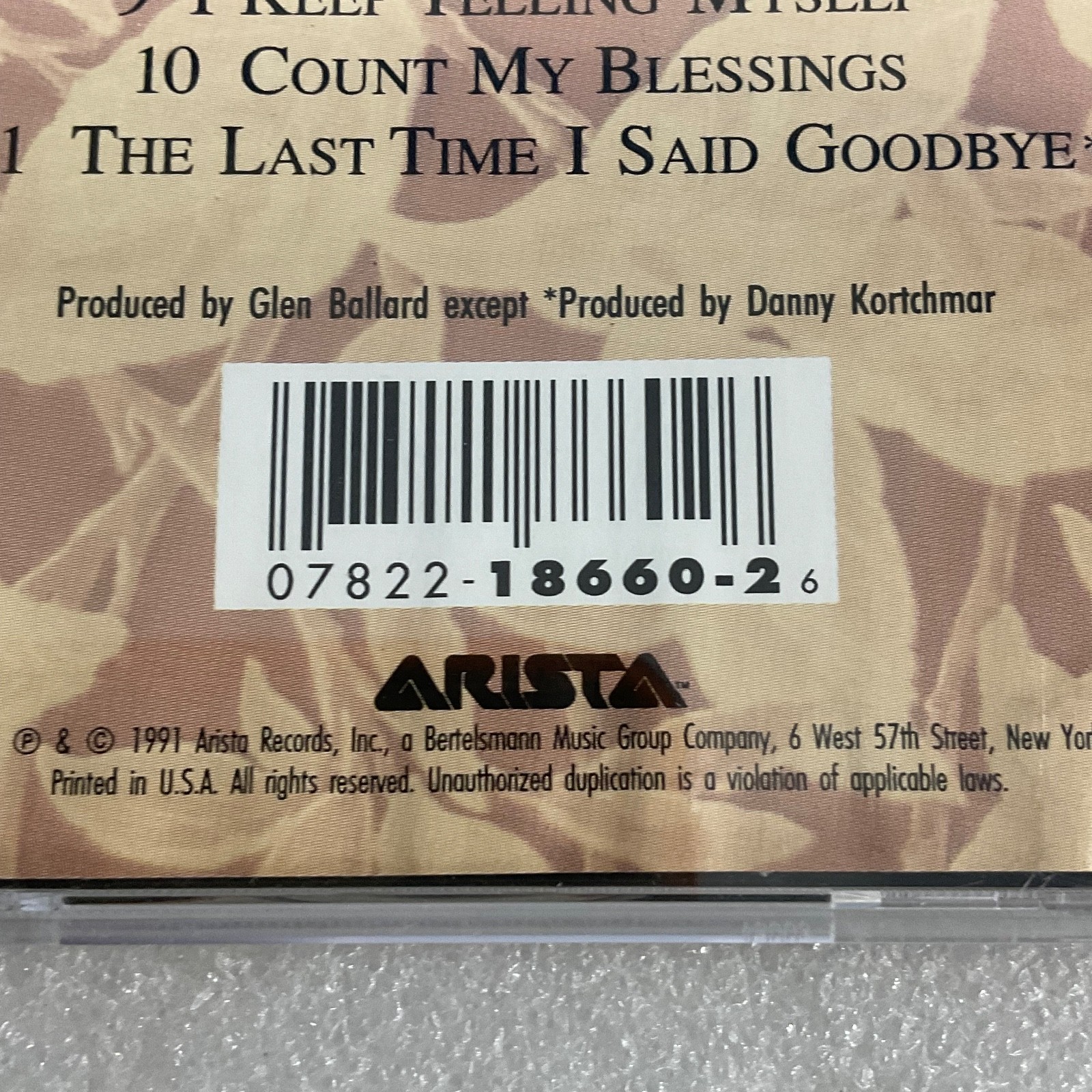Curtis Stigers Self-Titled CD 1991 Arista Jazz Pop Rock - Image 10