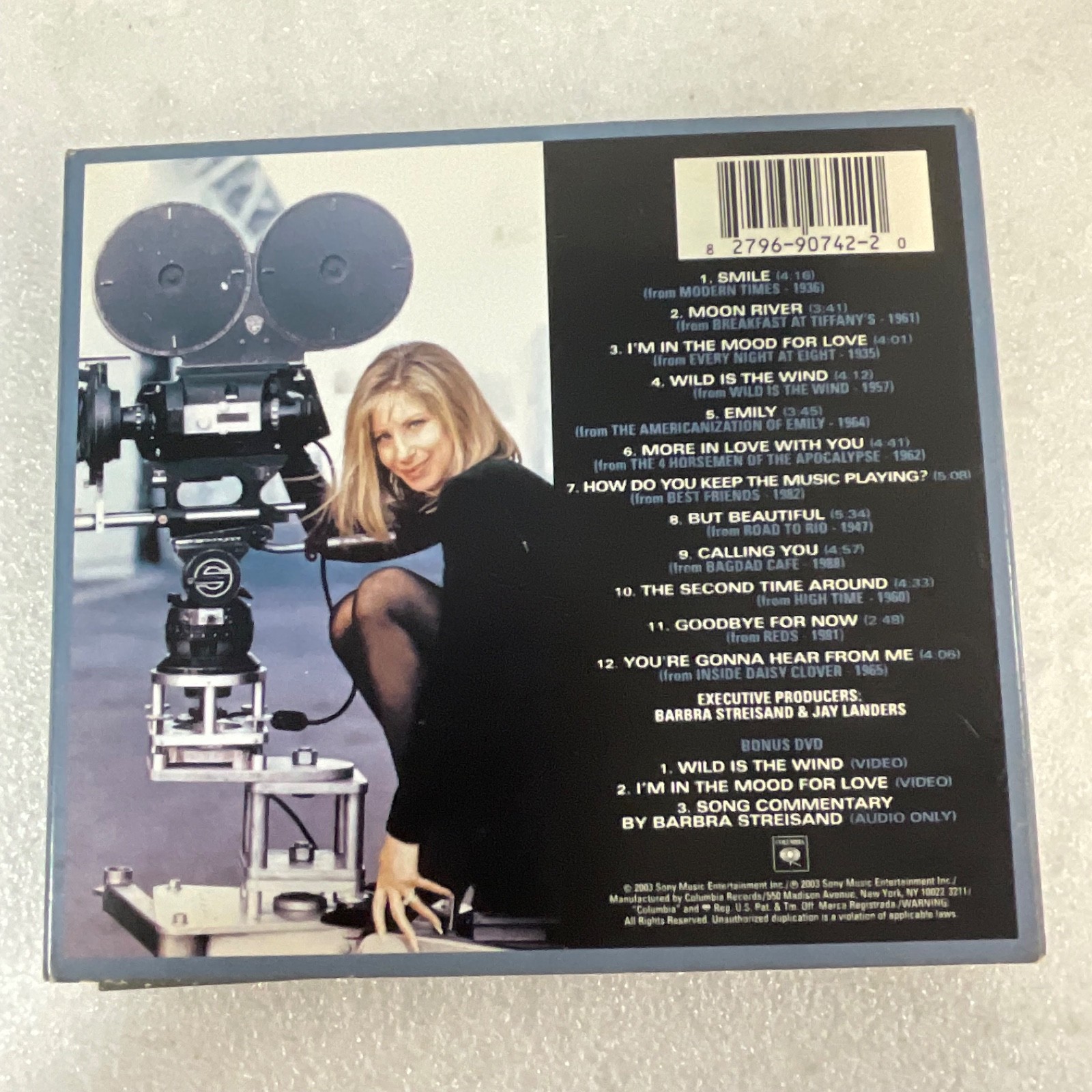Barbra Streisand The Movie Album CD Bonus DVD Columbia CK 90742 - Image 2