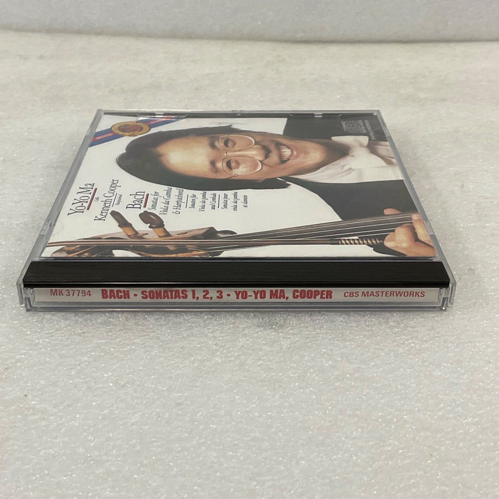 Yo-Yo Ma Kenneth Cooper Bach Sonatas for Viola da Gamba & Harpsichord CD - Image 3