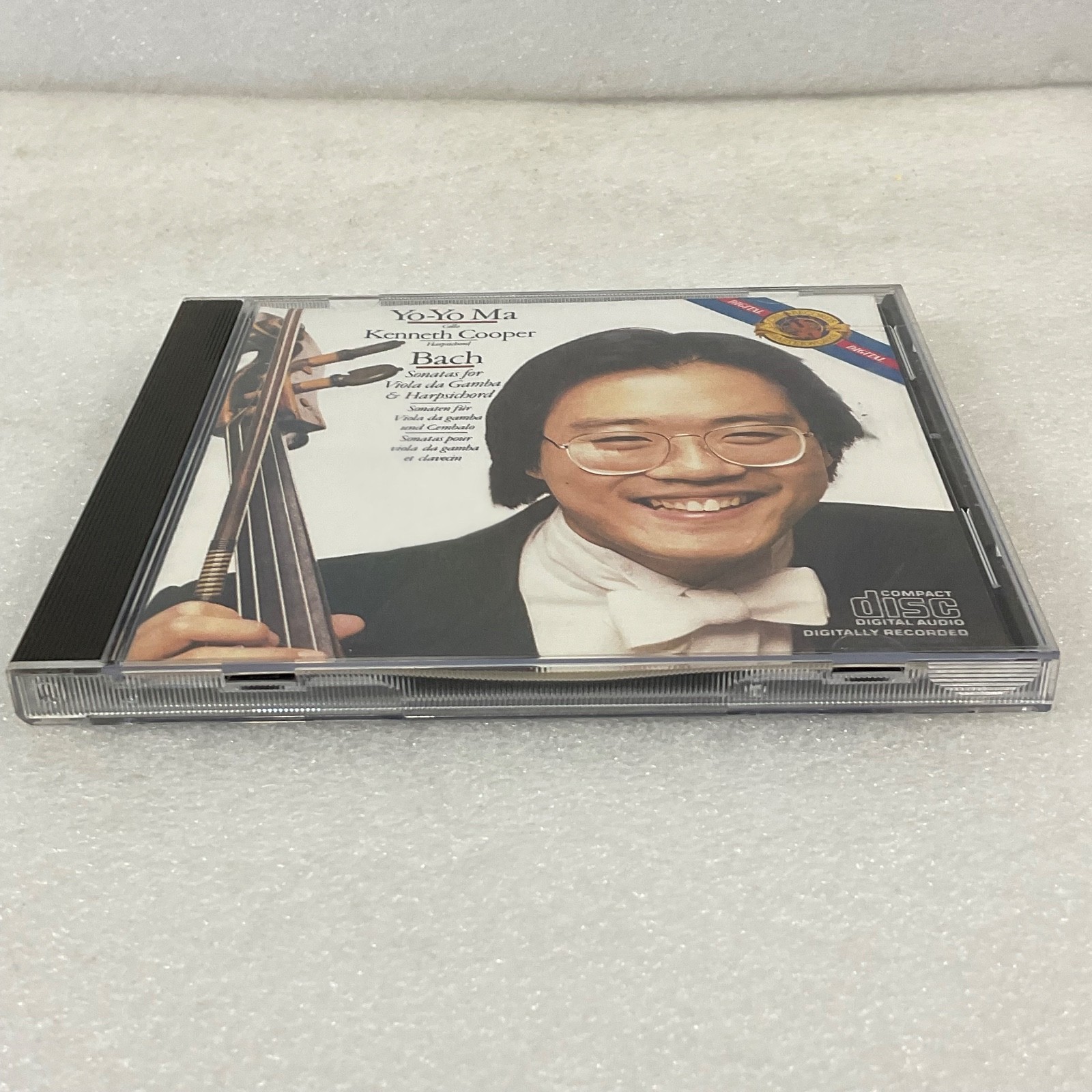 Yo-Yo Ma Kenneth Cooper Bach Sonatas for Viola da Gamba & Harpsichord CD - Image 4