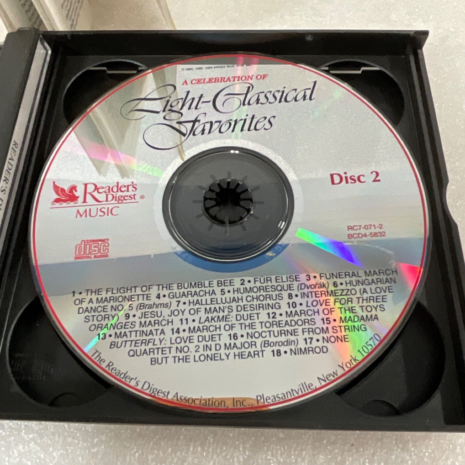 A Celebration of Light Classical Favorites 4 CD Set Readers Digest Music - Image 10