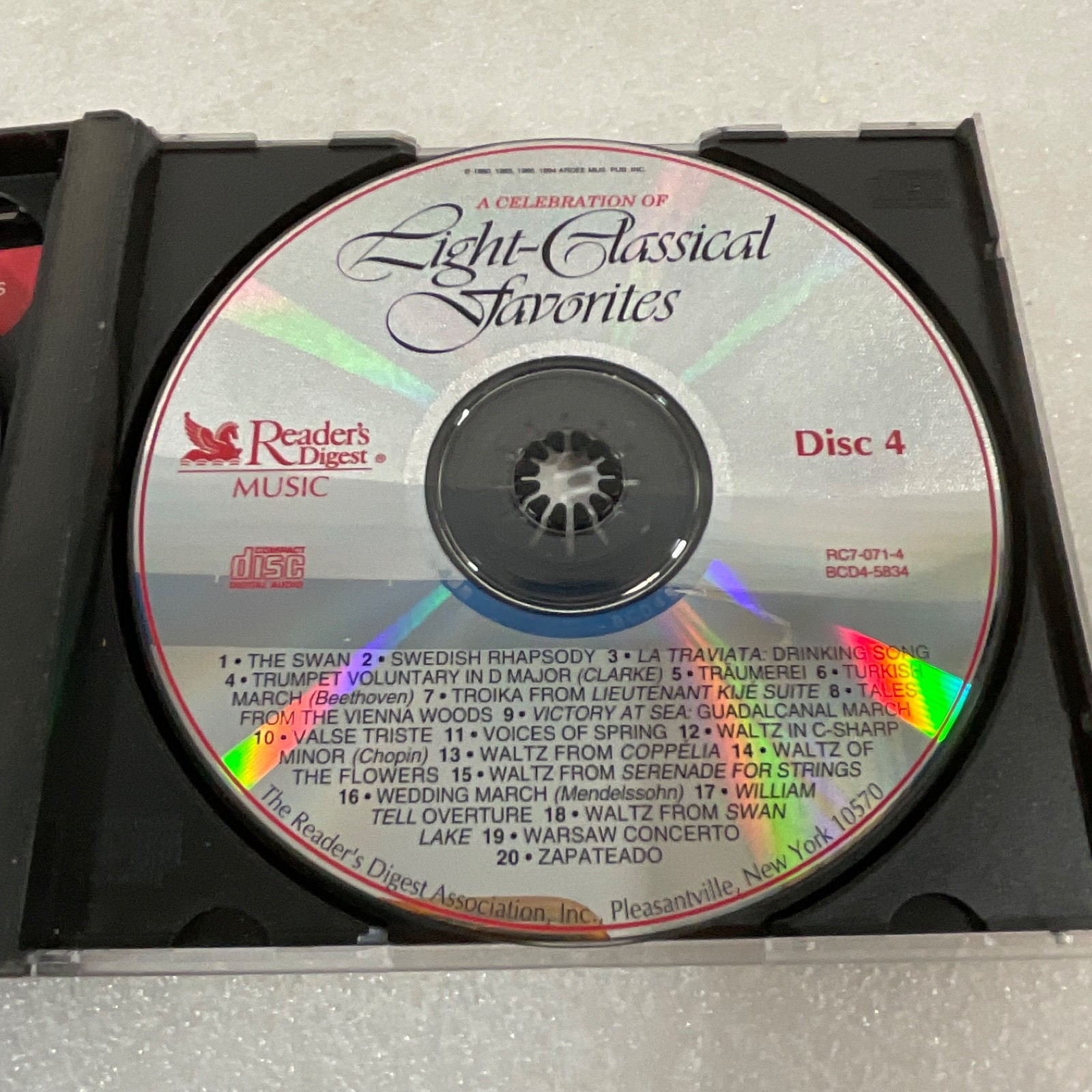 A Celebration of Light Classical Favorites 4 CD Set Readers Digest Music - Image 14