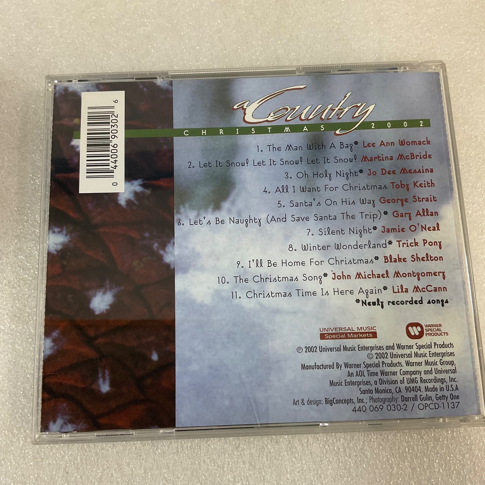 Country Christmas 2002 CD Various Artists Holiday Country Compilation - Image 2