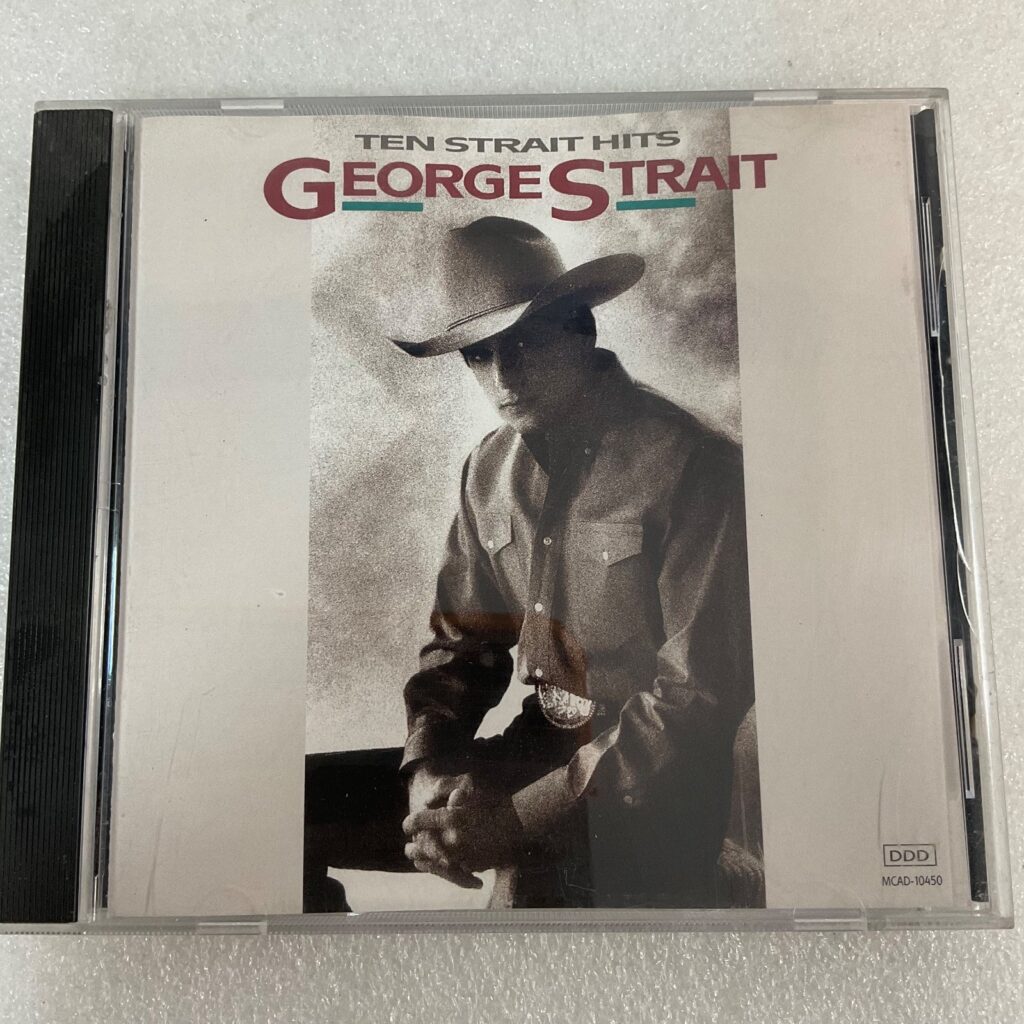 George Strait Ten Strait Hits CD MCA Country 1991 MCAD-10450 - Image 1