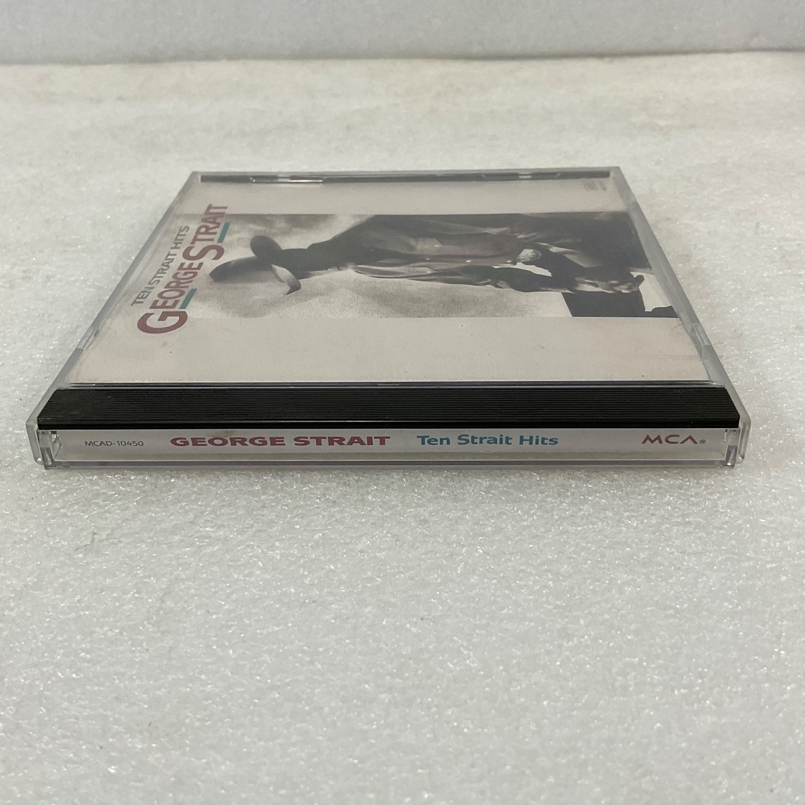 George Strait Ten Strait Hits CD MCA Country 1991 MCAD-10450 - Image 3