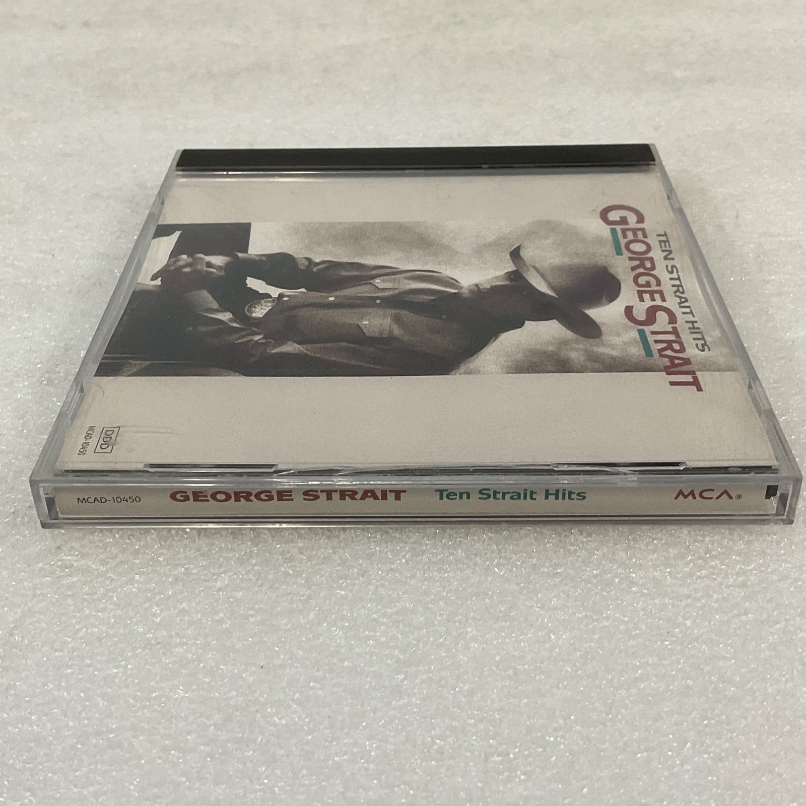 George Strait Ten Strait Hits CD MCA Country 1991 MCAD-10450 - Image 8