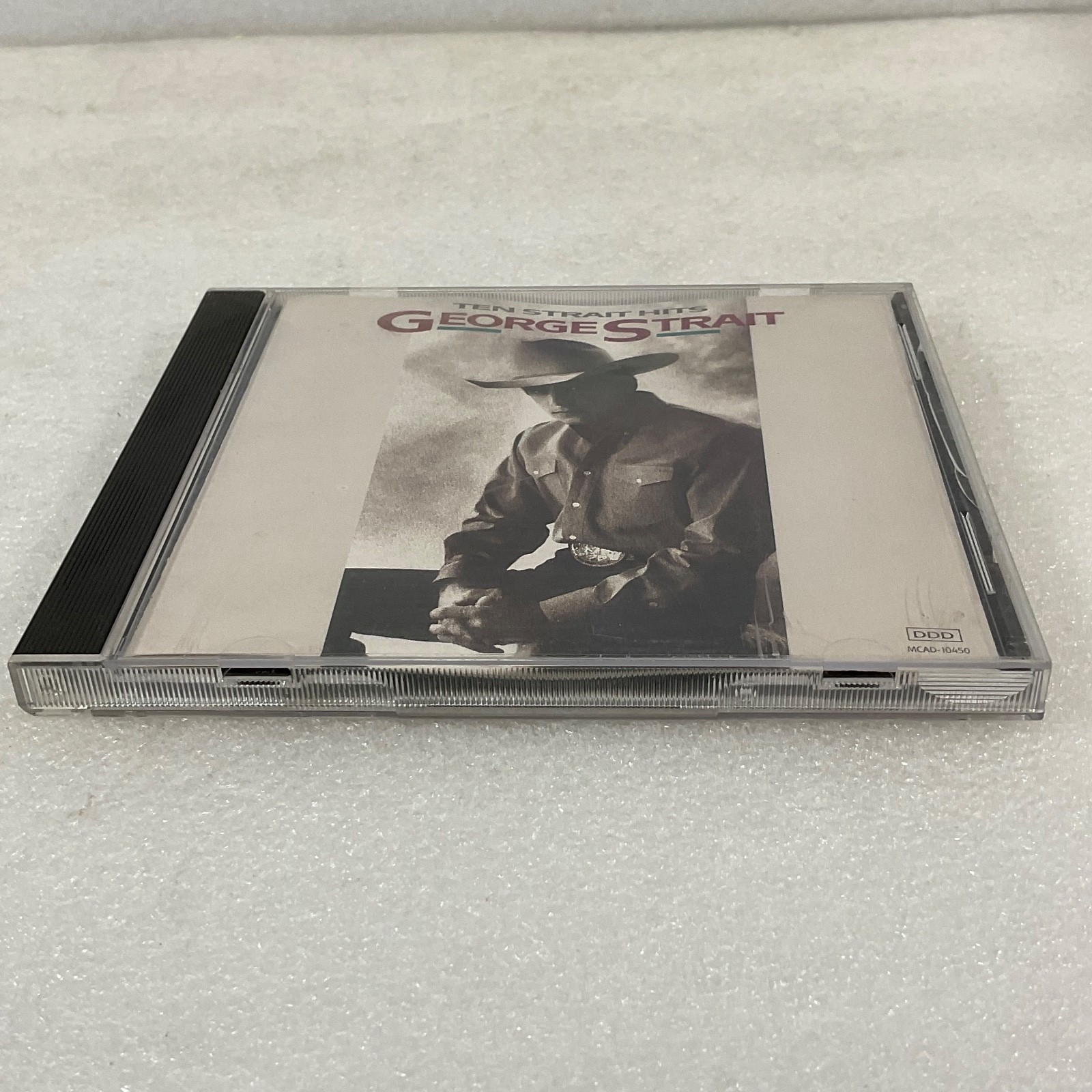George Strait Ten Strait Hits CD MCA Country 1991 MCAD-10450 - Image 7
