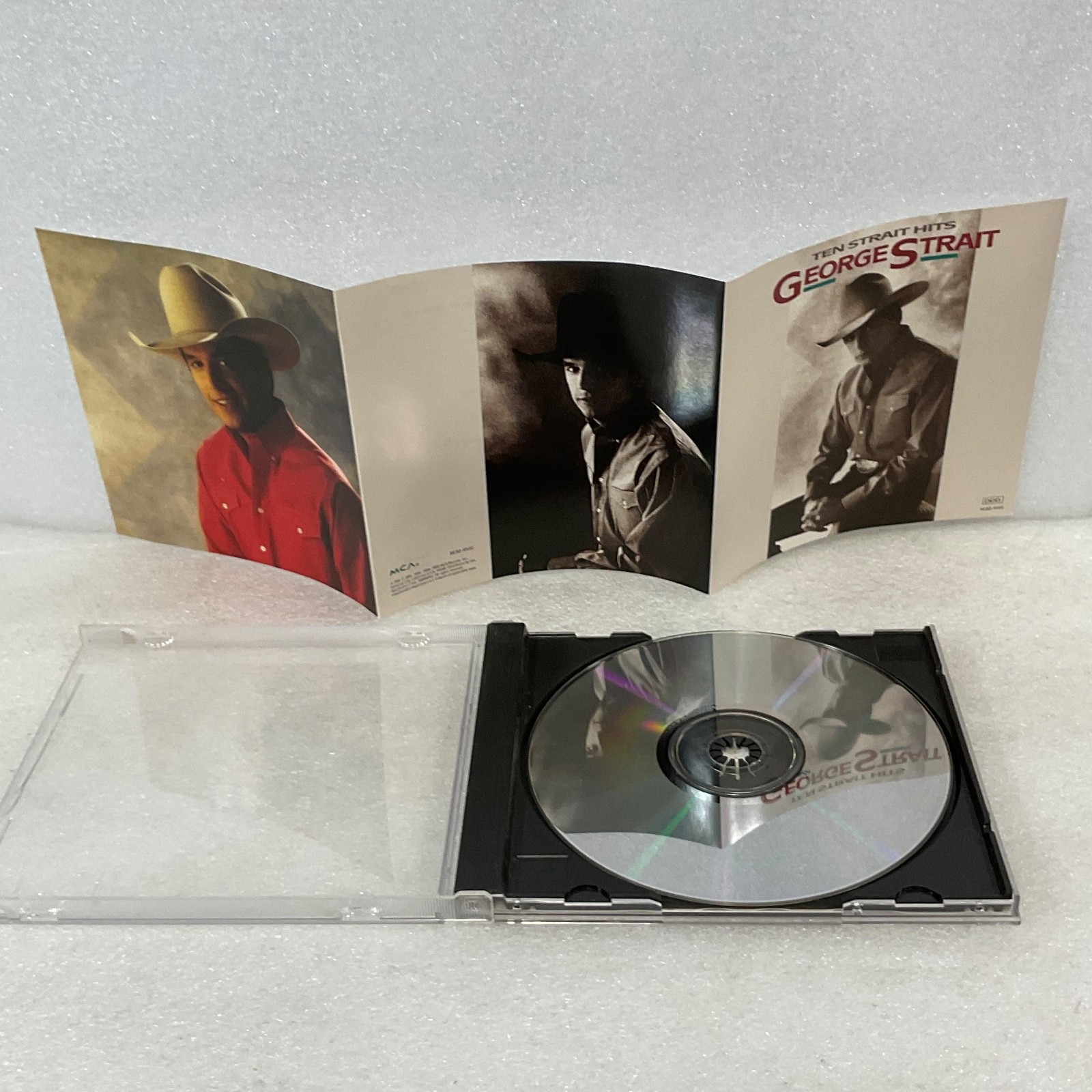 George Strait Ten Strait Hits CD MCA Country 1991 MCAD-10450 - Image 17
