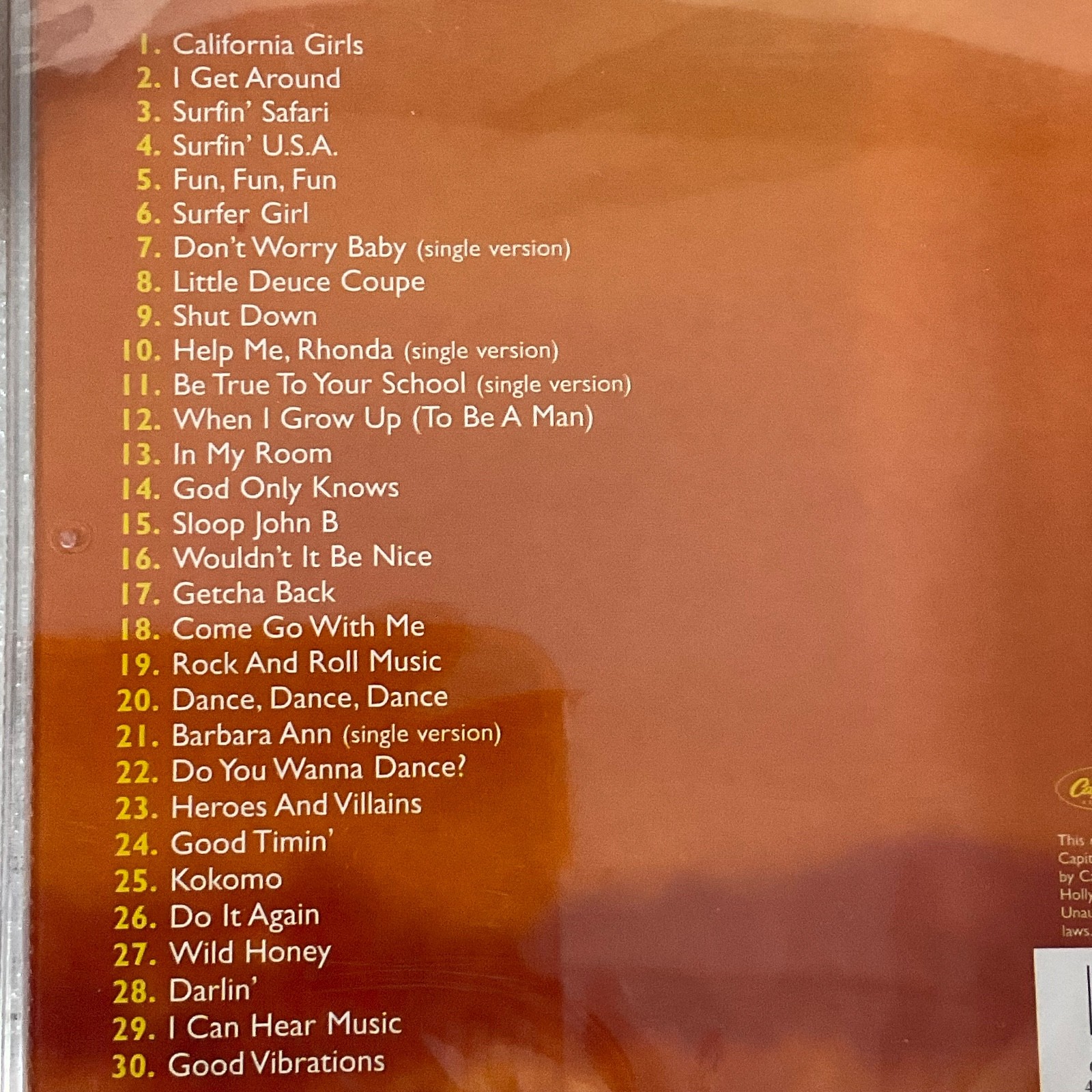 Beach Boys The Very Best Of Sounds of Summer CD 2003 Capitol Records - Image 7