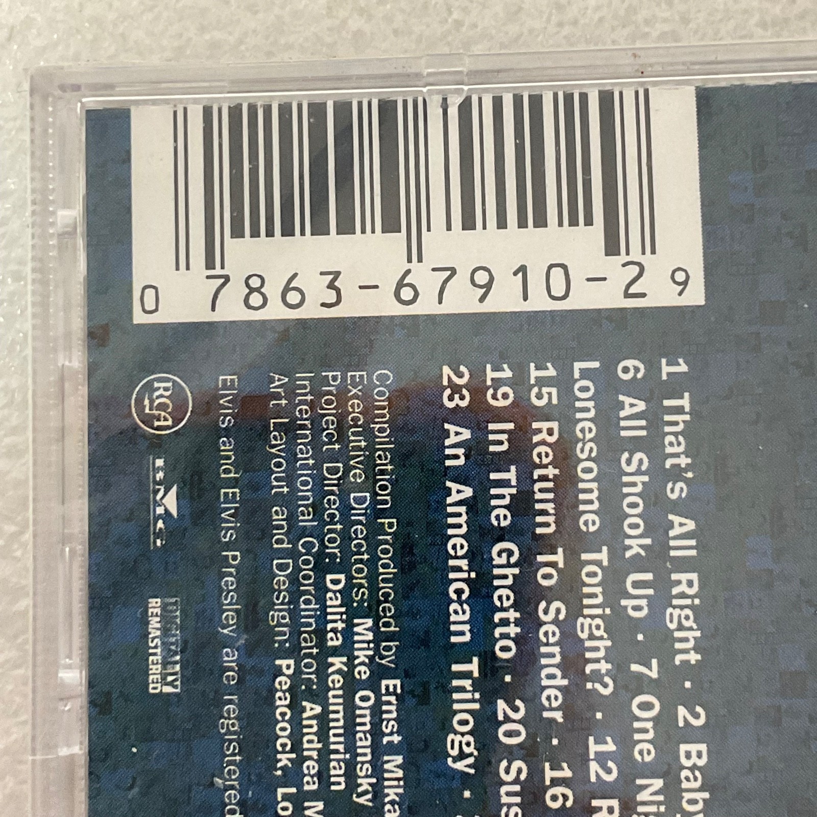 Elvis Presley Best of Artist of the Century CD 2000 Remastered Compilation - Image 8
